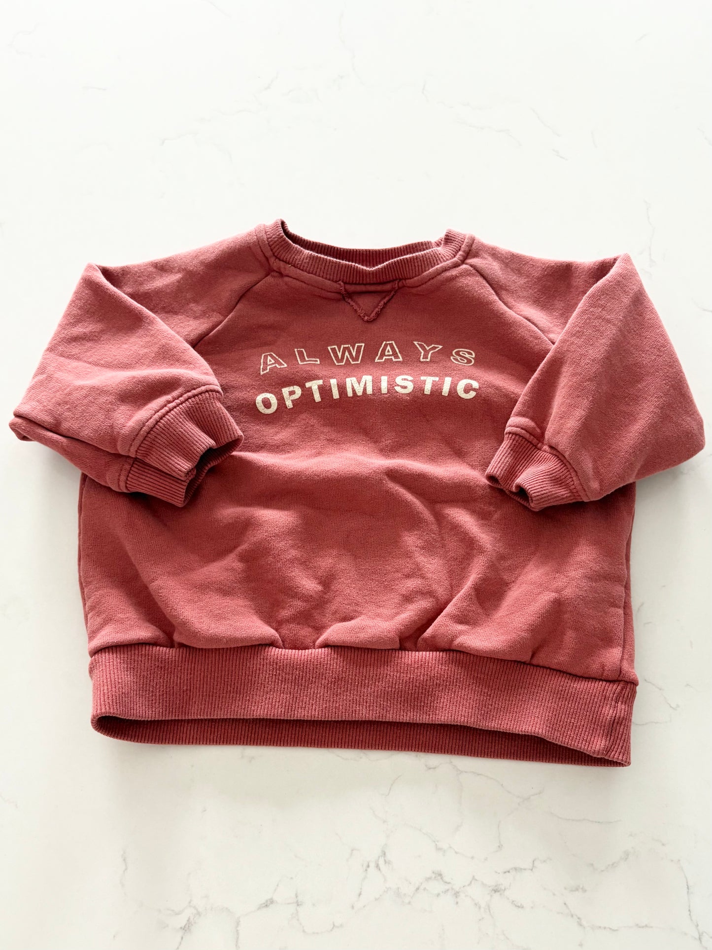 Zara-Crewneck-6/9 mois
