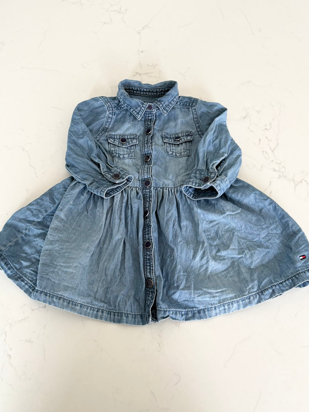 Tommy Hilfiger-Robe-6/9 mois