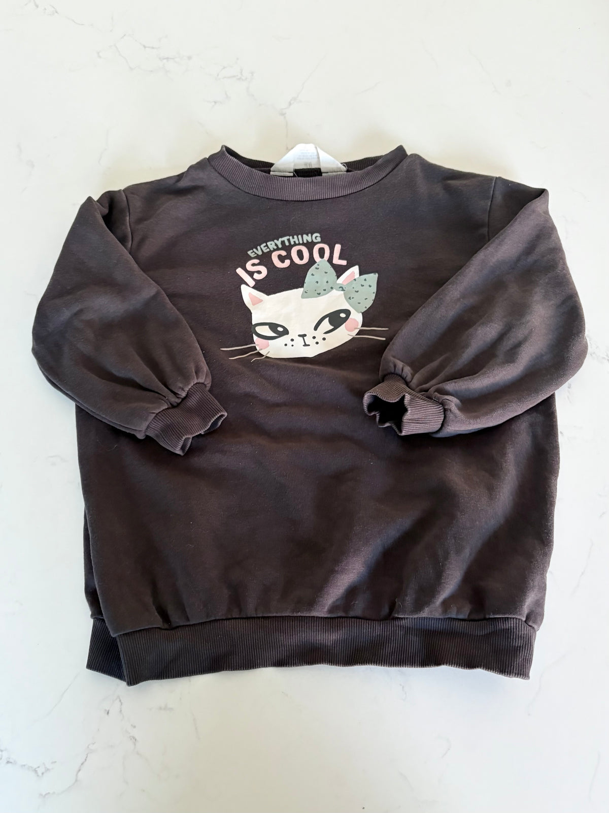H&M-Crewneck long-4/5T