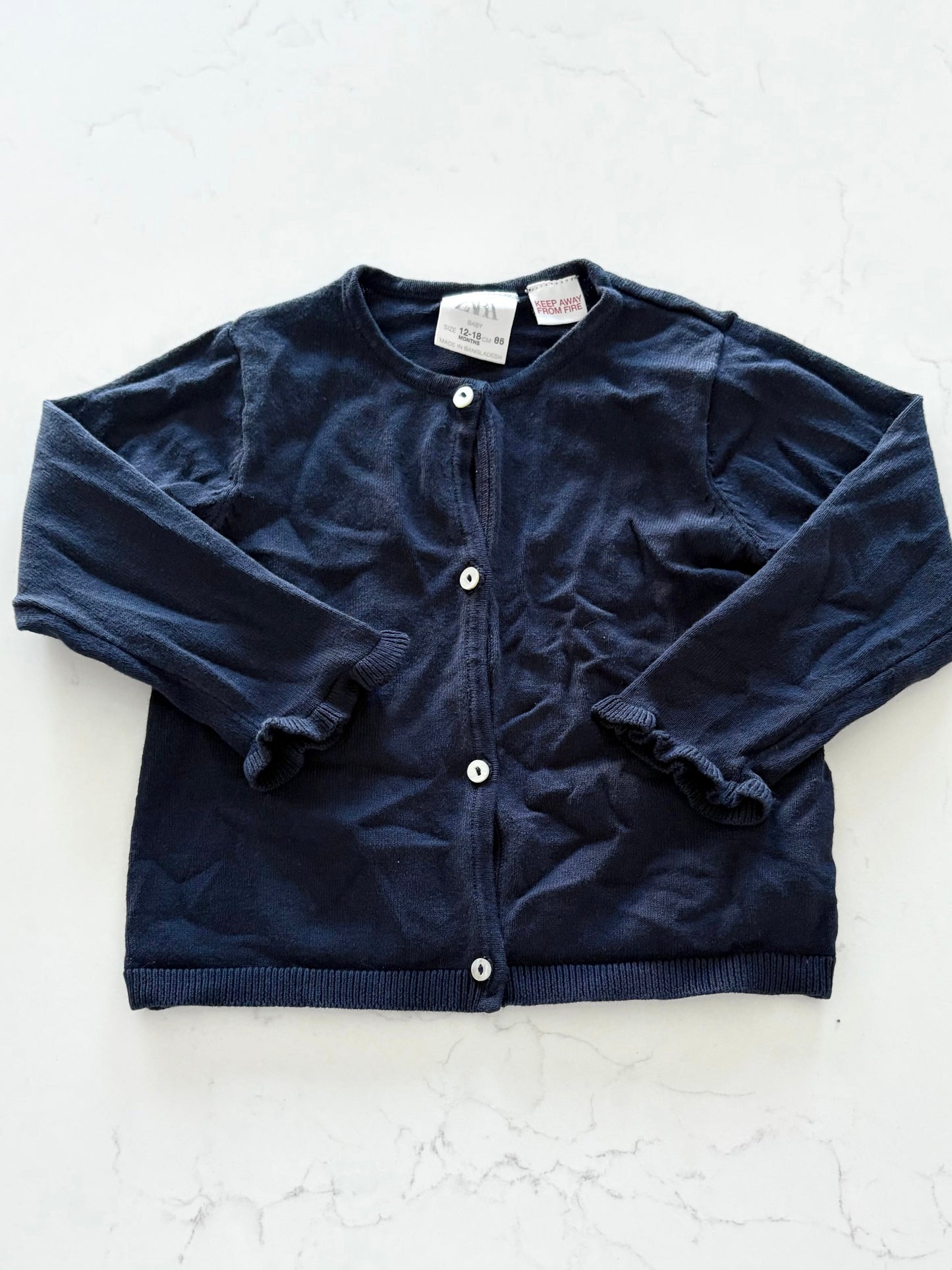 Zara-Cardigan-12/18 mois