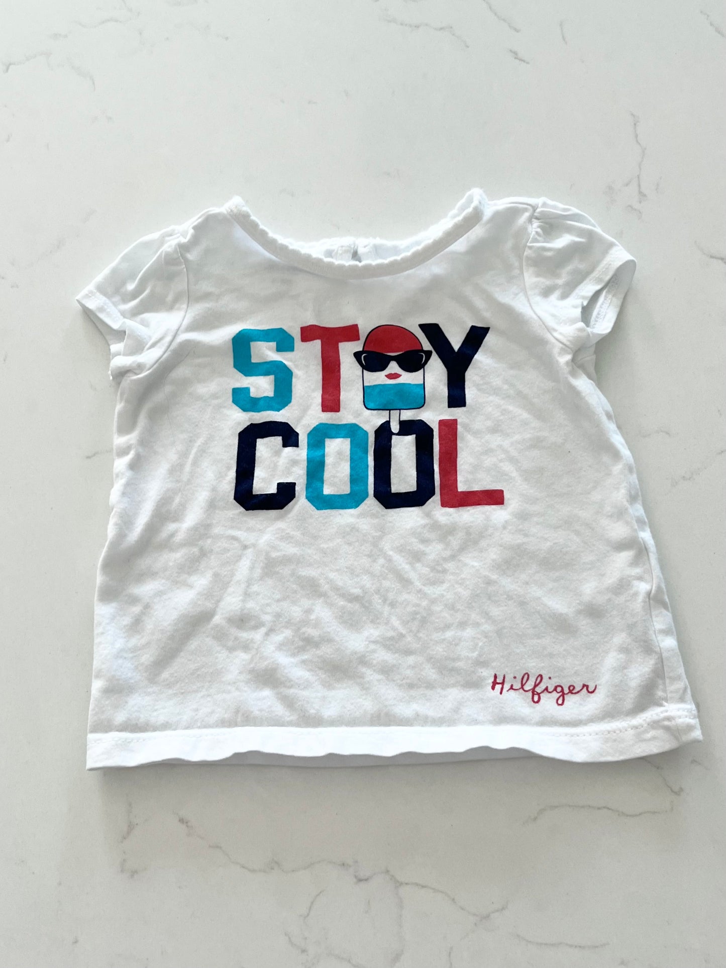 Tommy Hilfieger-T shirt-6/9 mois