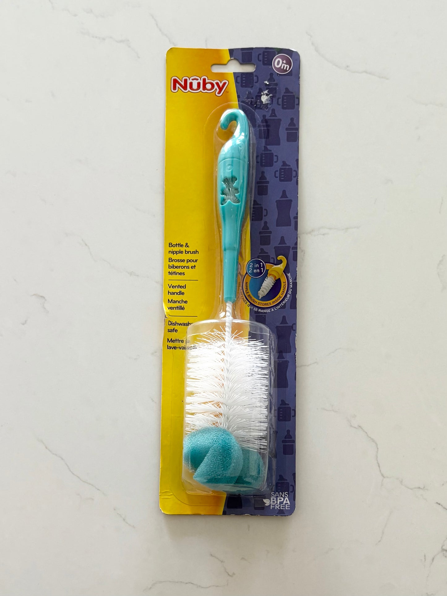 Neuf-Nuby-Brosse à biberon