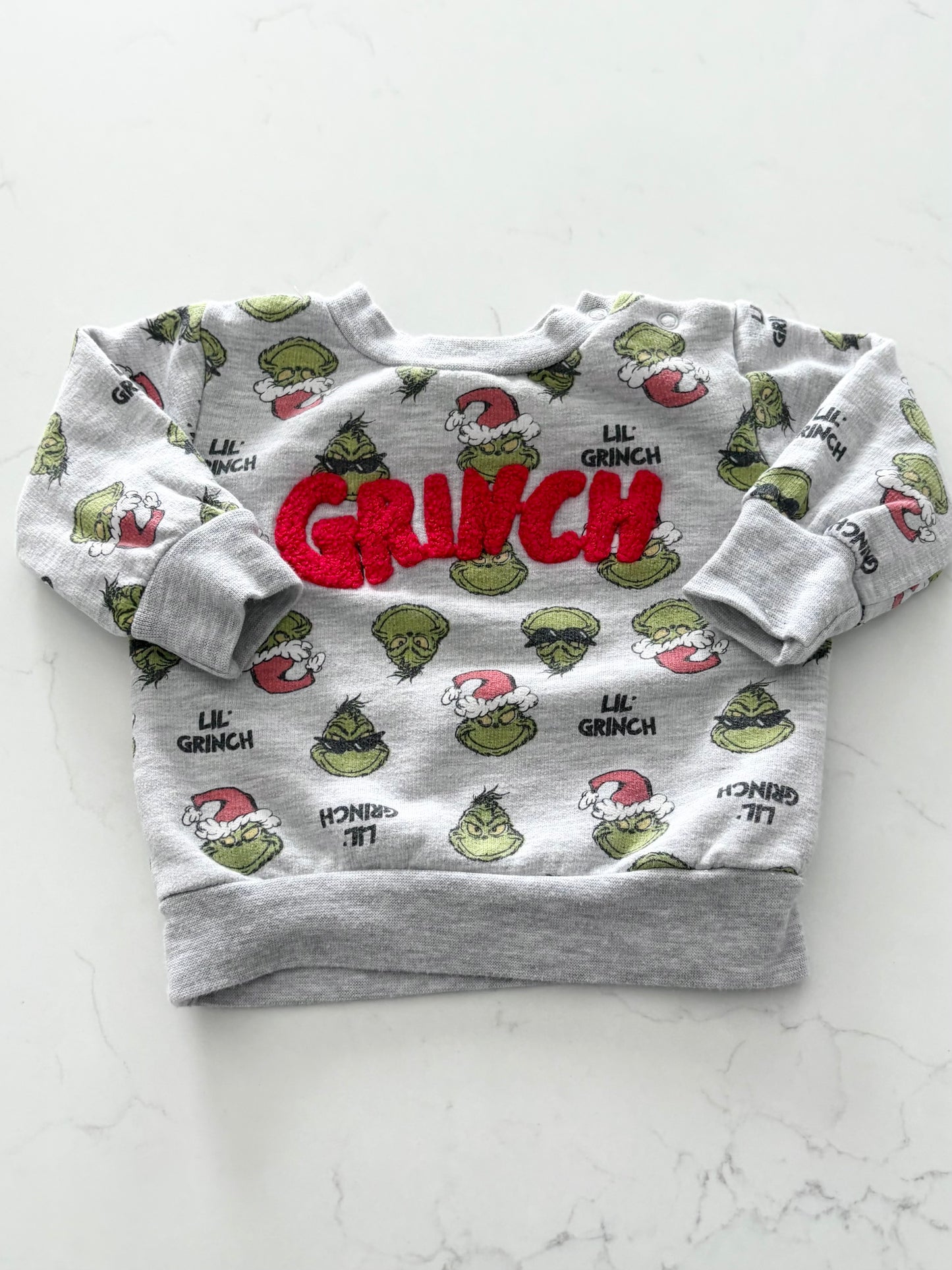 Le grinch-Crewneck-0/3 mois