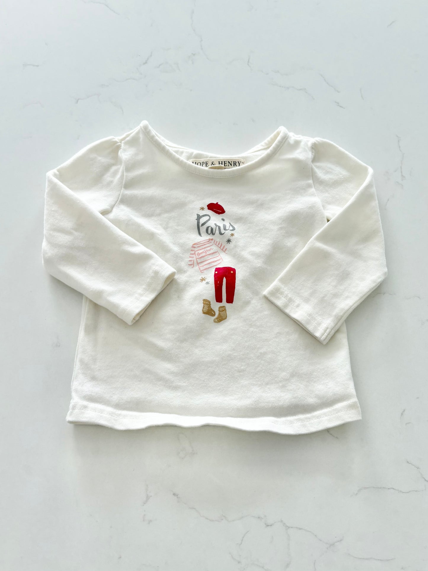 Hope & henry-Chandail-12/18 mois ( fait petit )