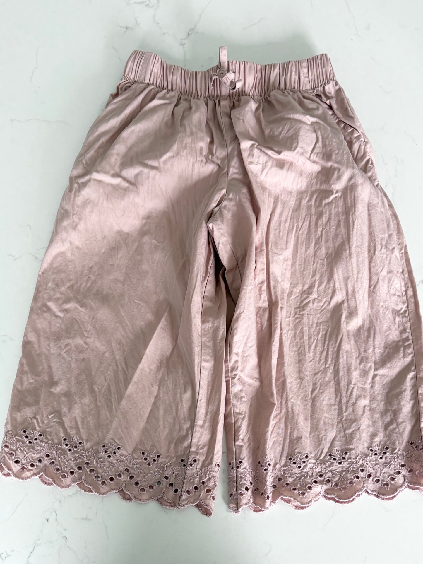 H&M-Pantalon jambes évasés-3/4T