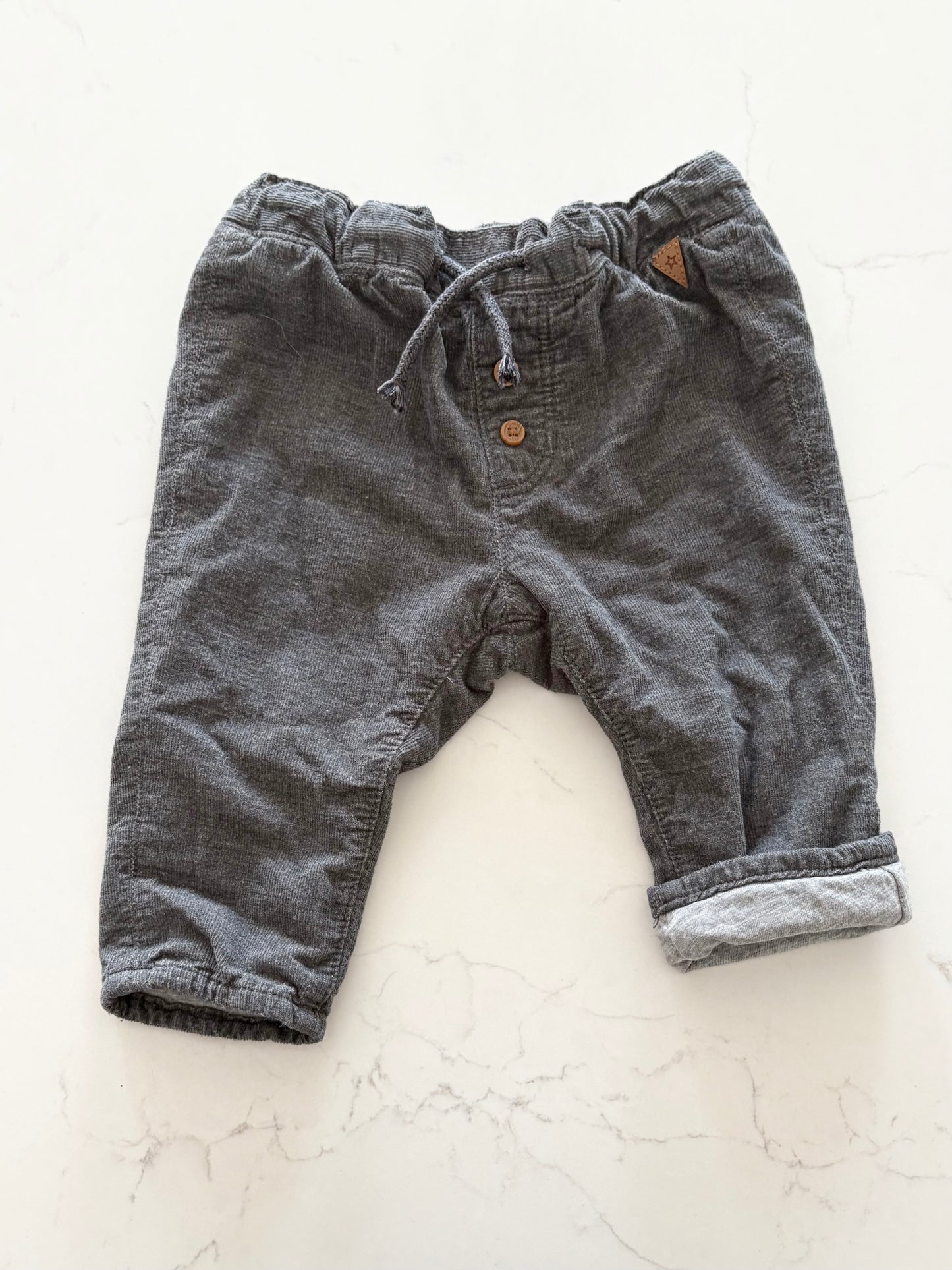 H&M-Pantalon doublé-4/6 mois
