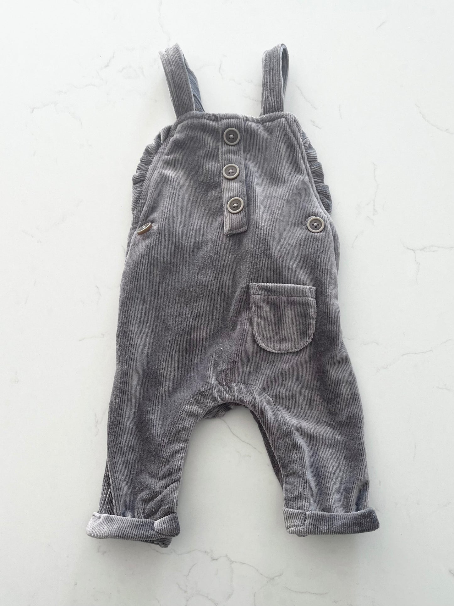 Jessica Simpson-Salopette velour-0/3 mois