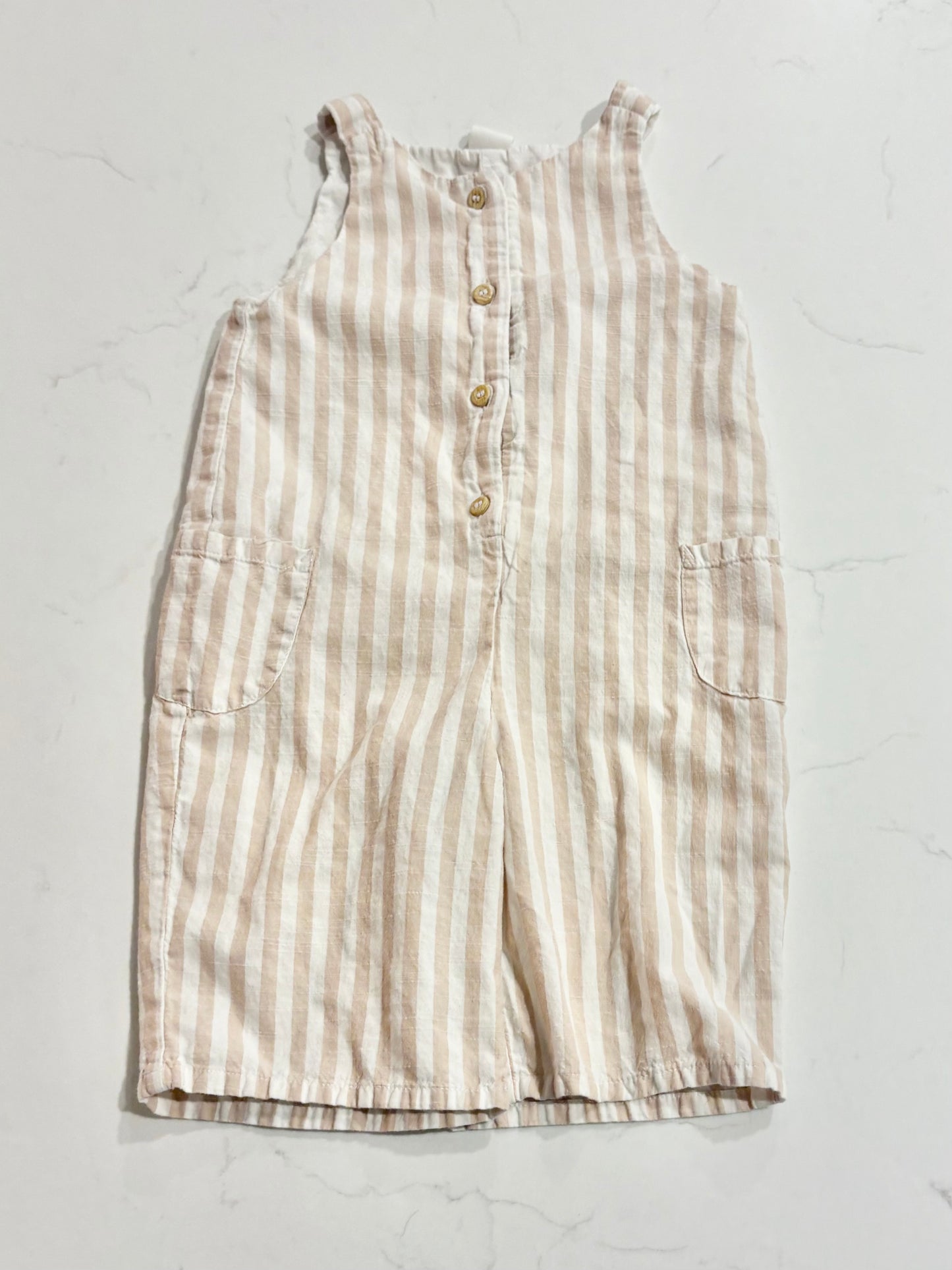 H&M-Salopette- 6/9 mois