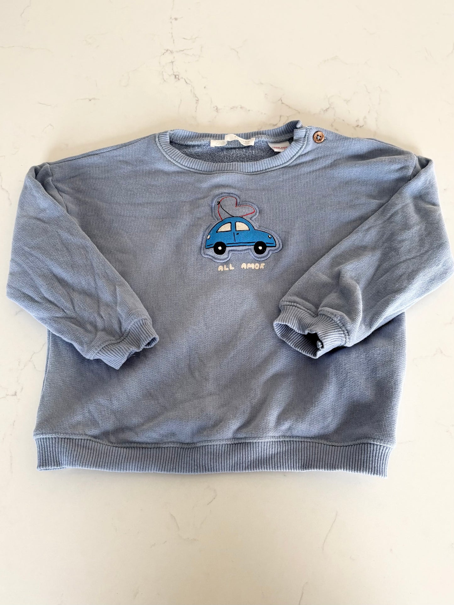 Zara-Crewneck-9/12 mois