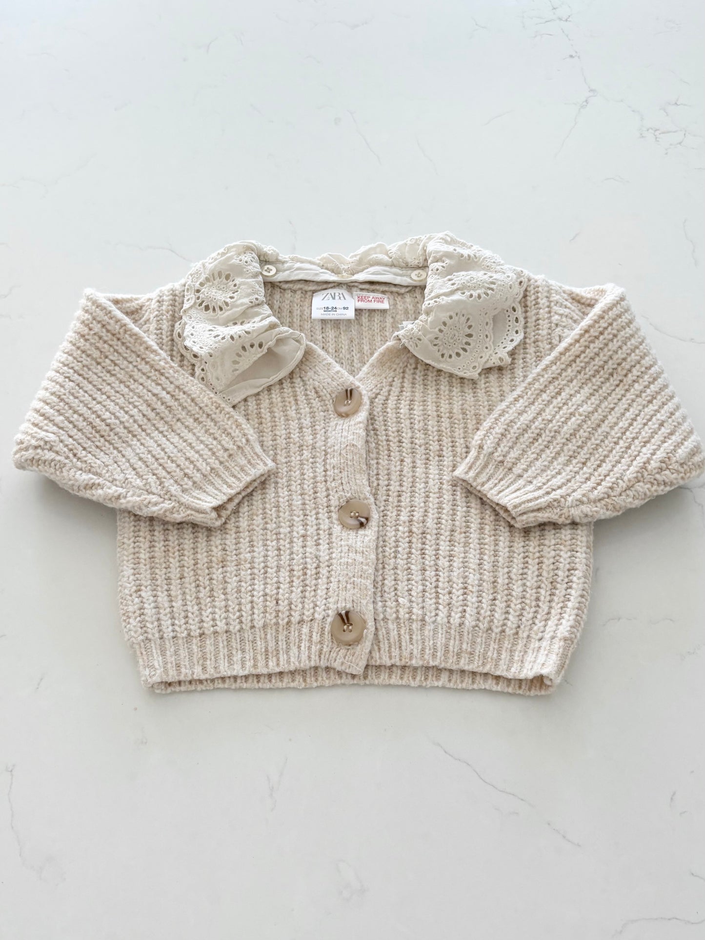 Zara-Veste de laine-18/24 mois