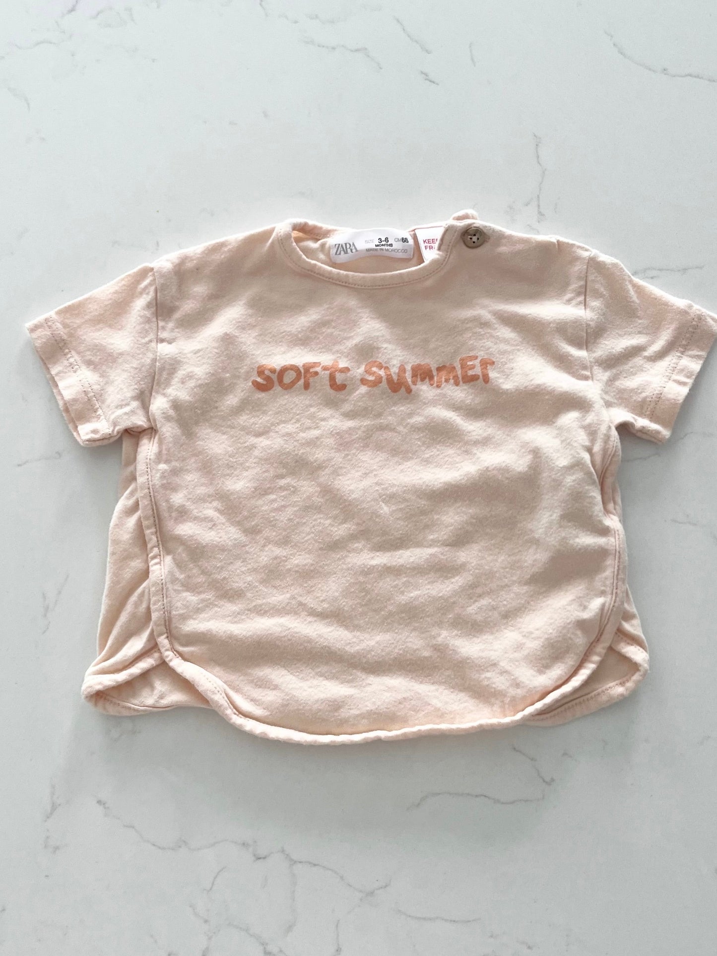 Zara-T shirt-3/6 mois