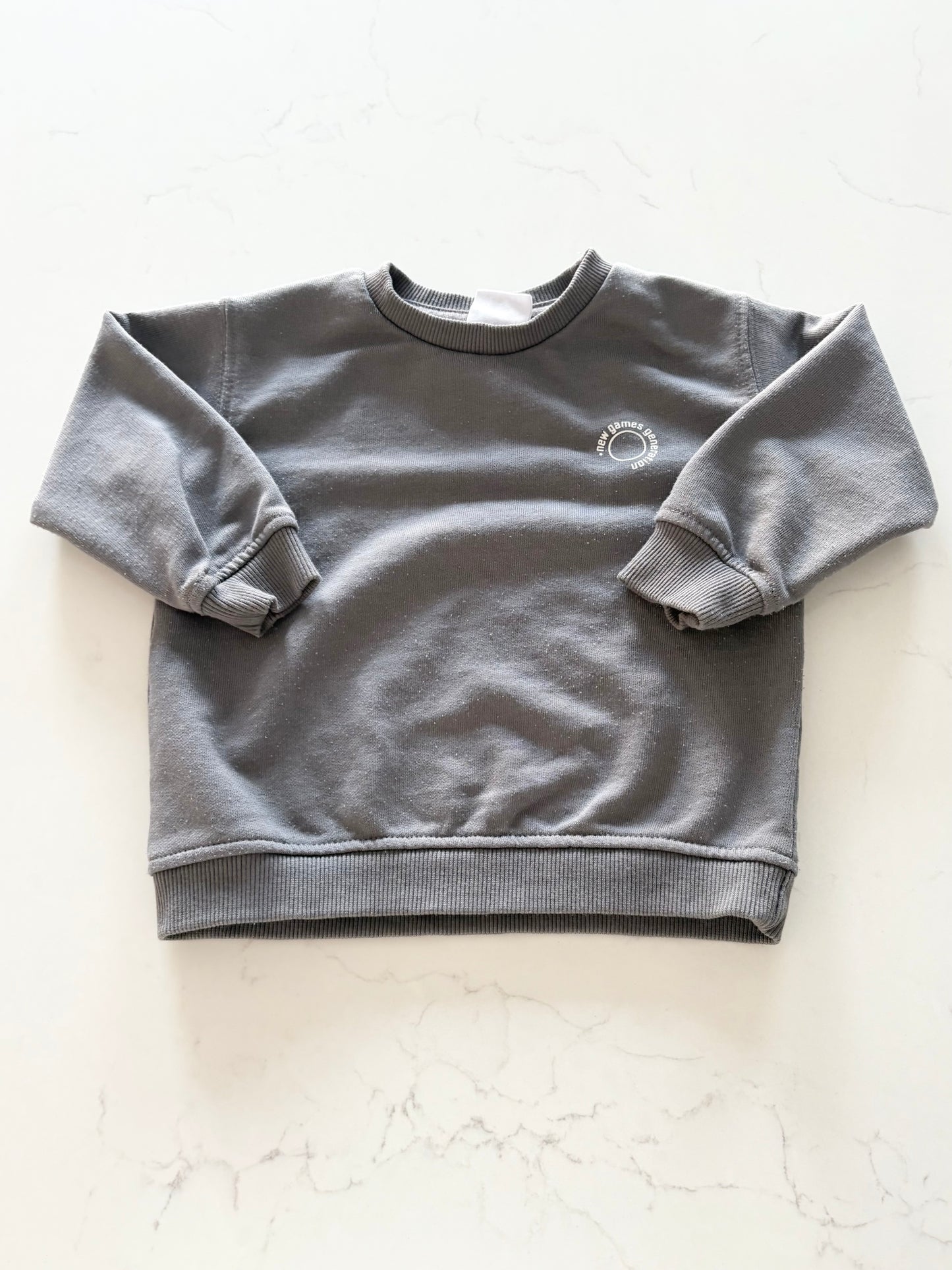 Zara-Crewneck-9/12 mois ( mousseux )