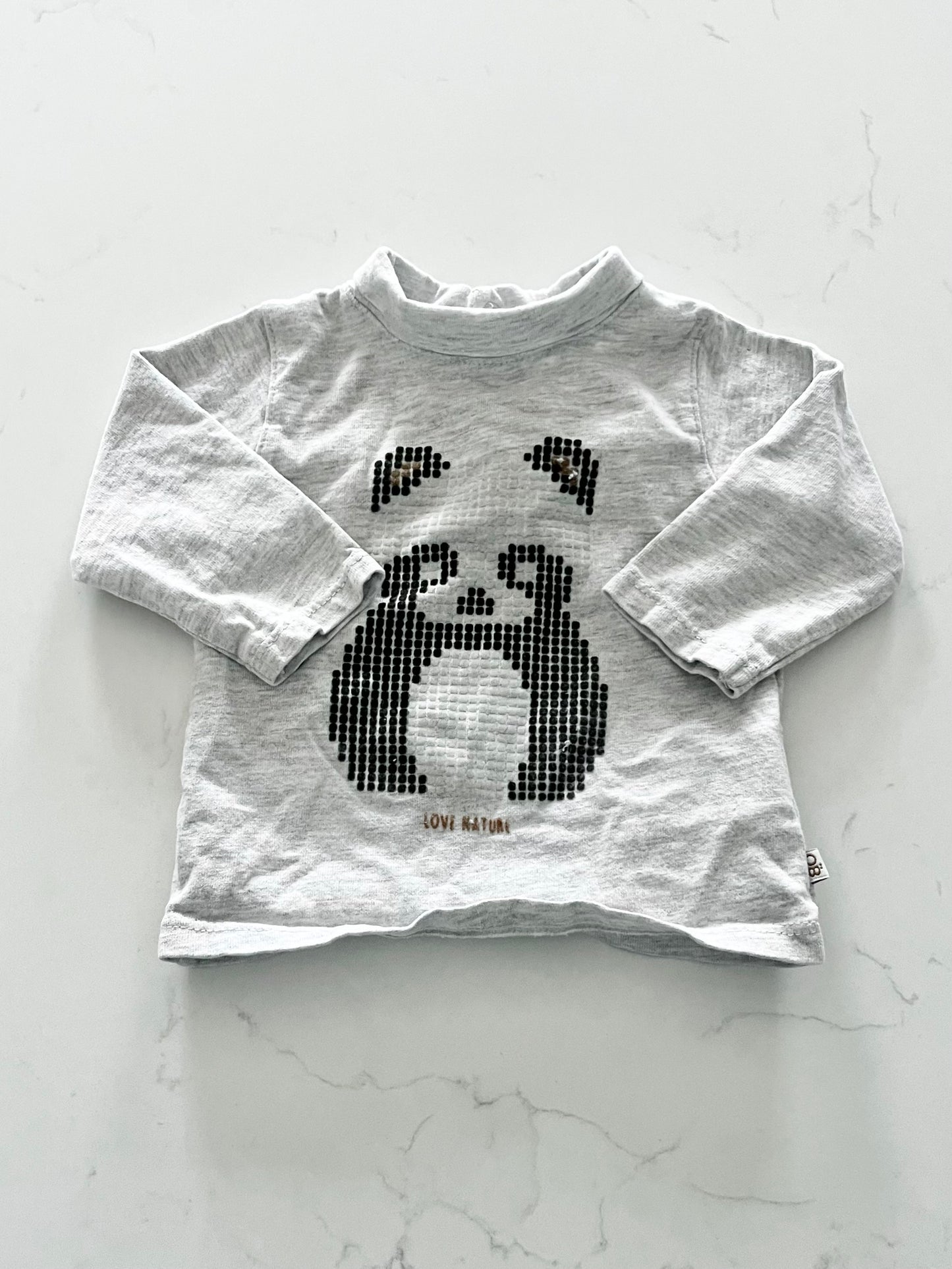 Obaibi-Chandail manches longues-3 mois