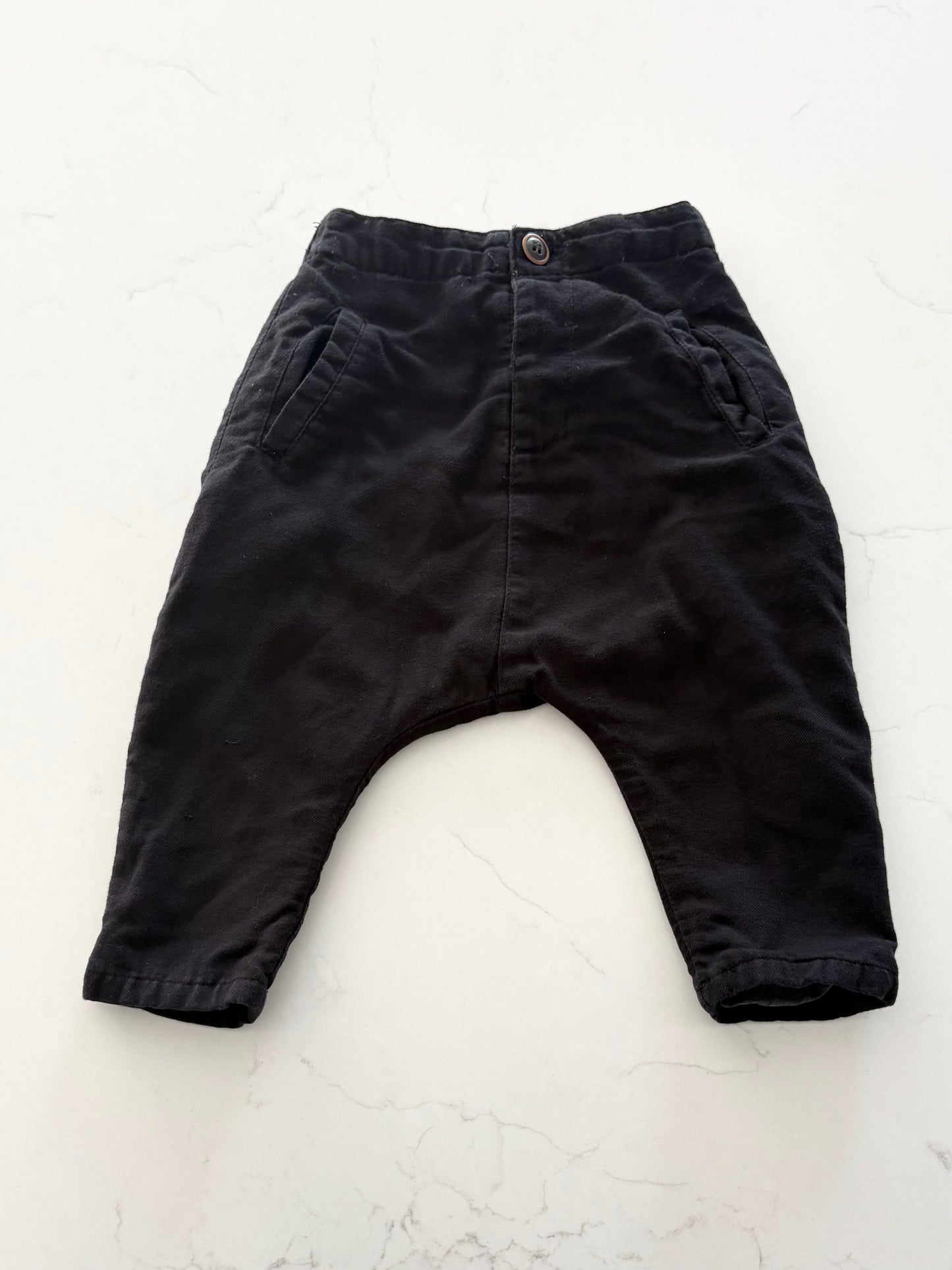 Zara-Pantalon doublé-6/12 mois
