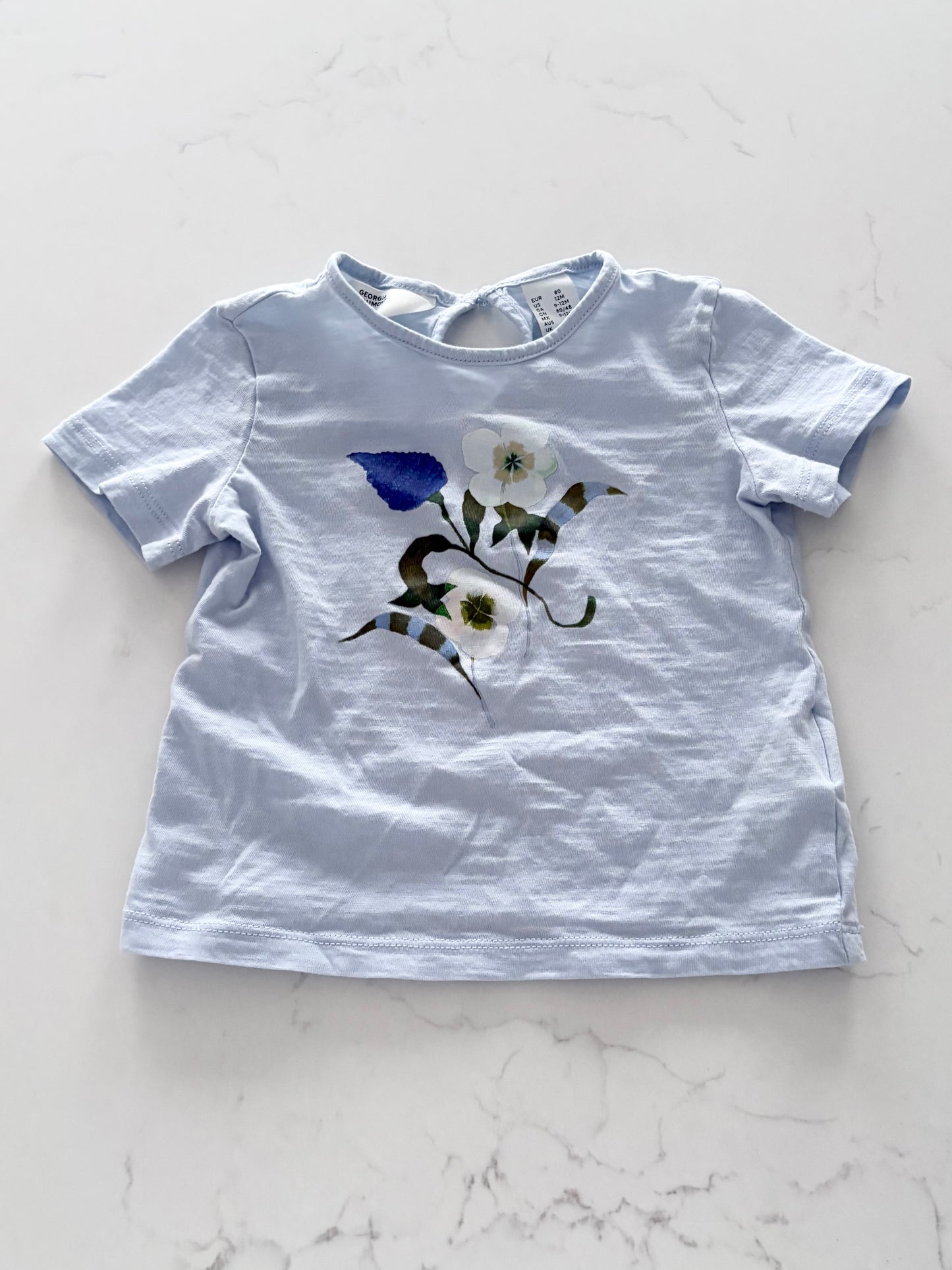 H&M-T shirt-9/12 mois