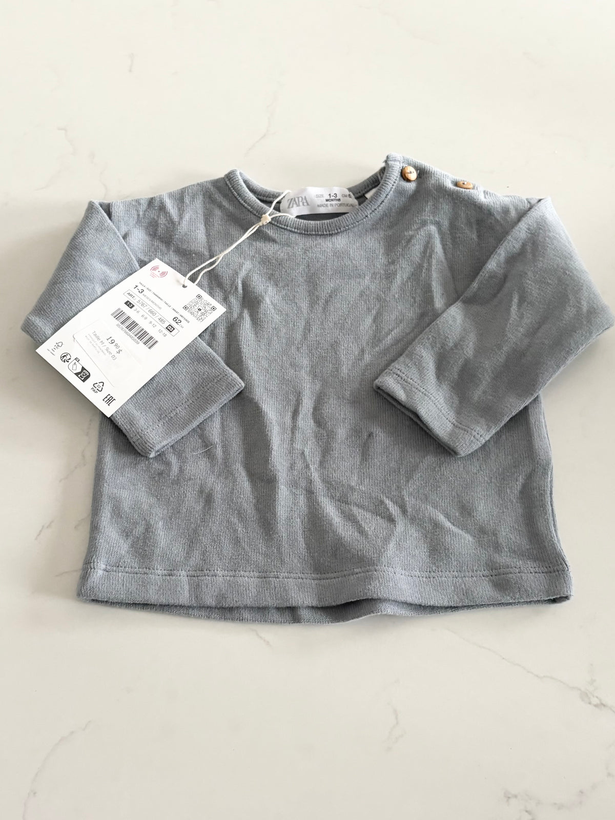 Neuf-Zara-Chandail-1/3 mois