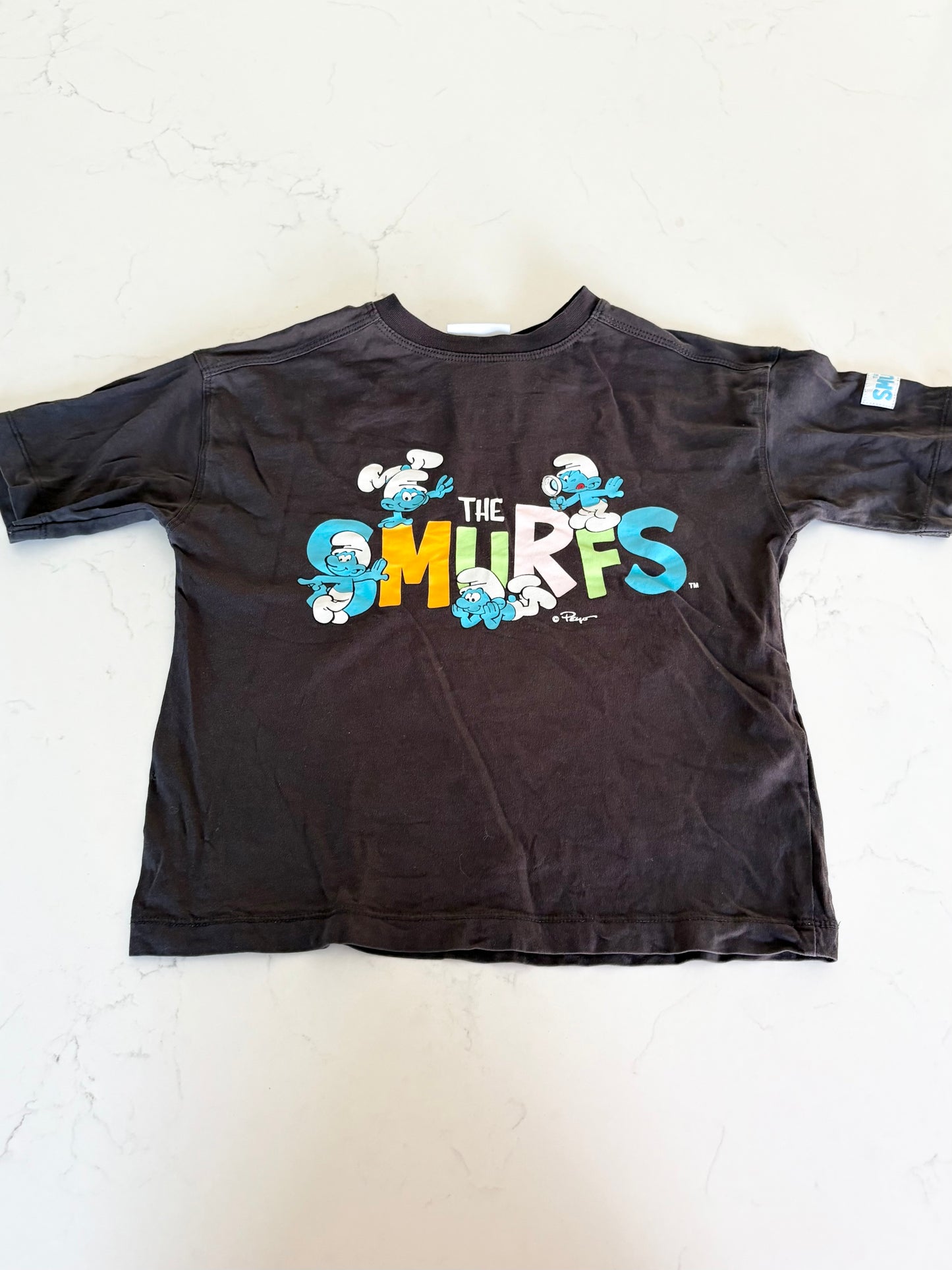 Zara/Smurfs-T shirt-6/7T