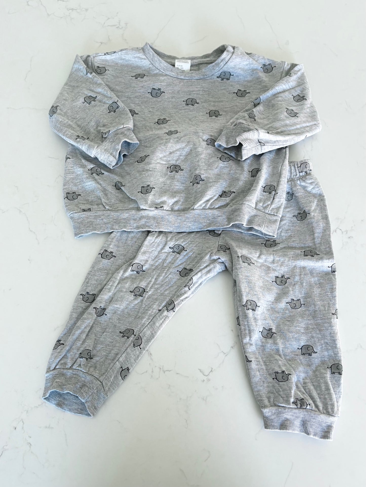 H&M-ensemble-9/12 mois