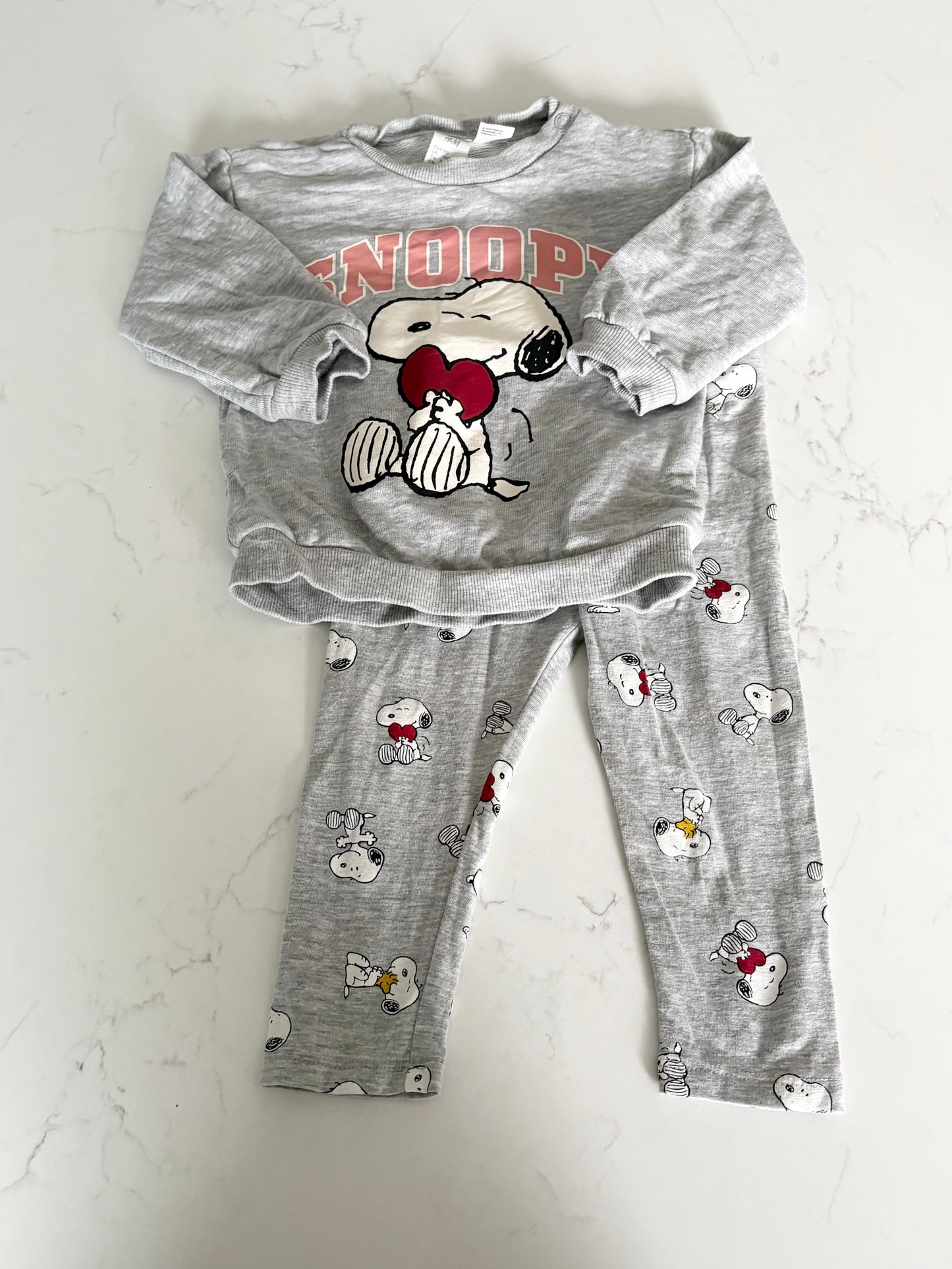 H&M/Snoopy-Ensemble-9/12 mois