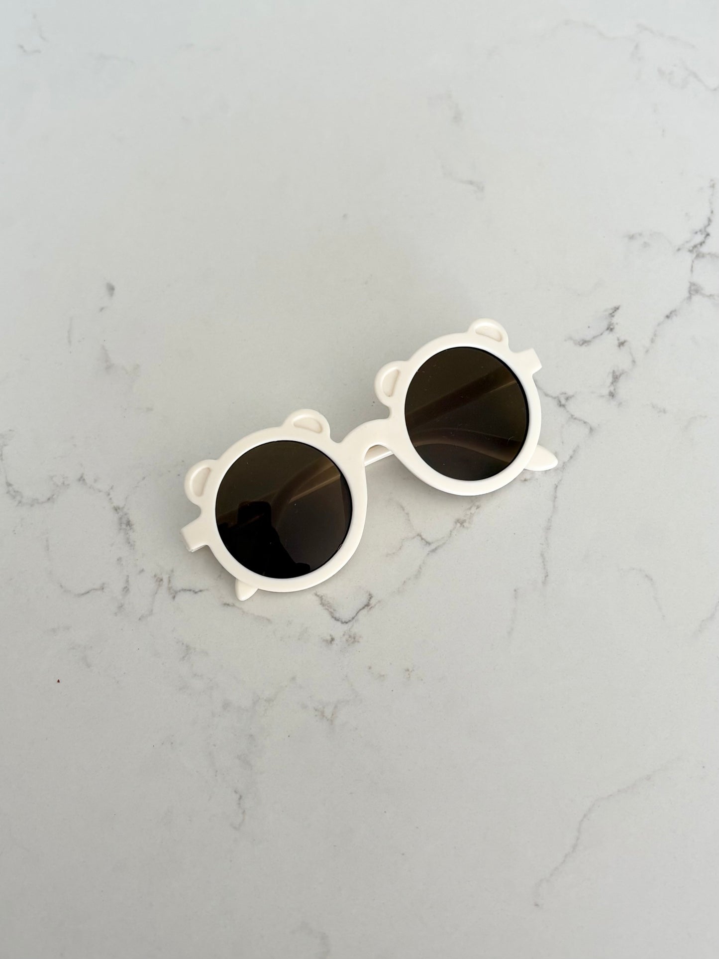 Lunettes soleil ourson-Crème