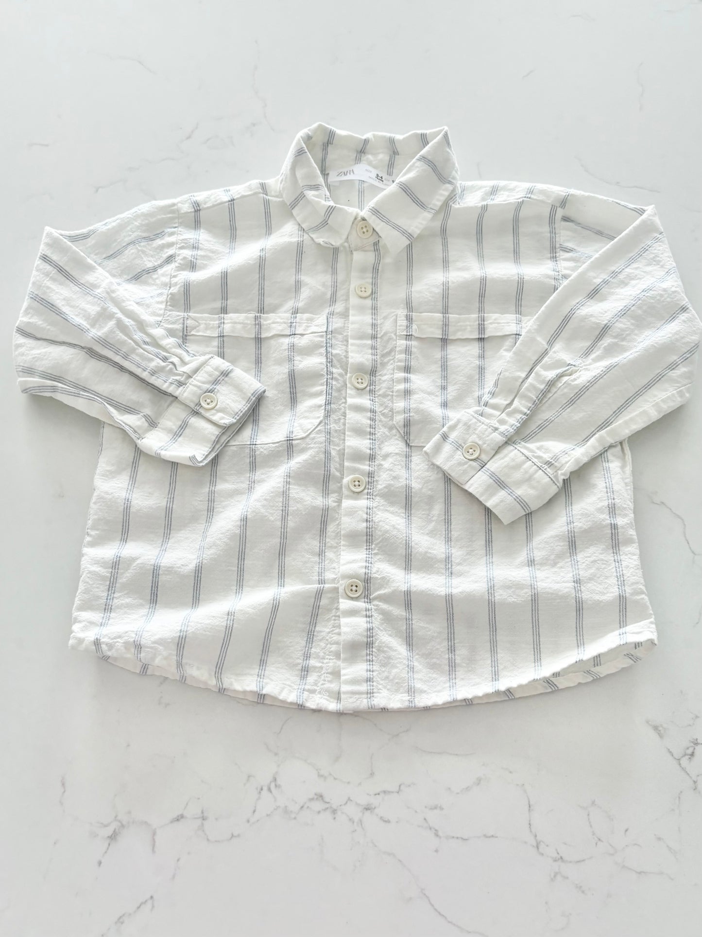 Zara-Chemise-3/4T