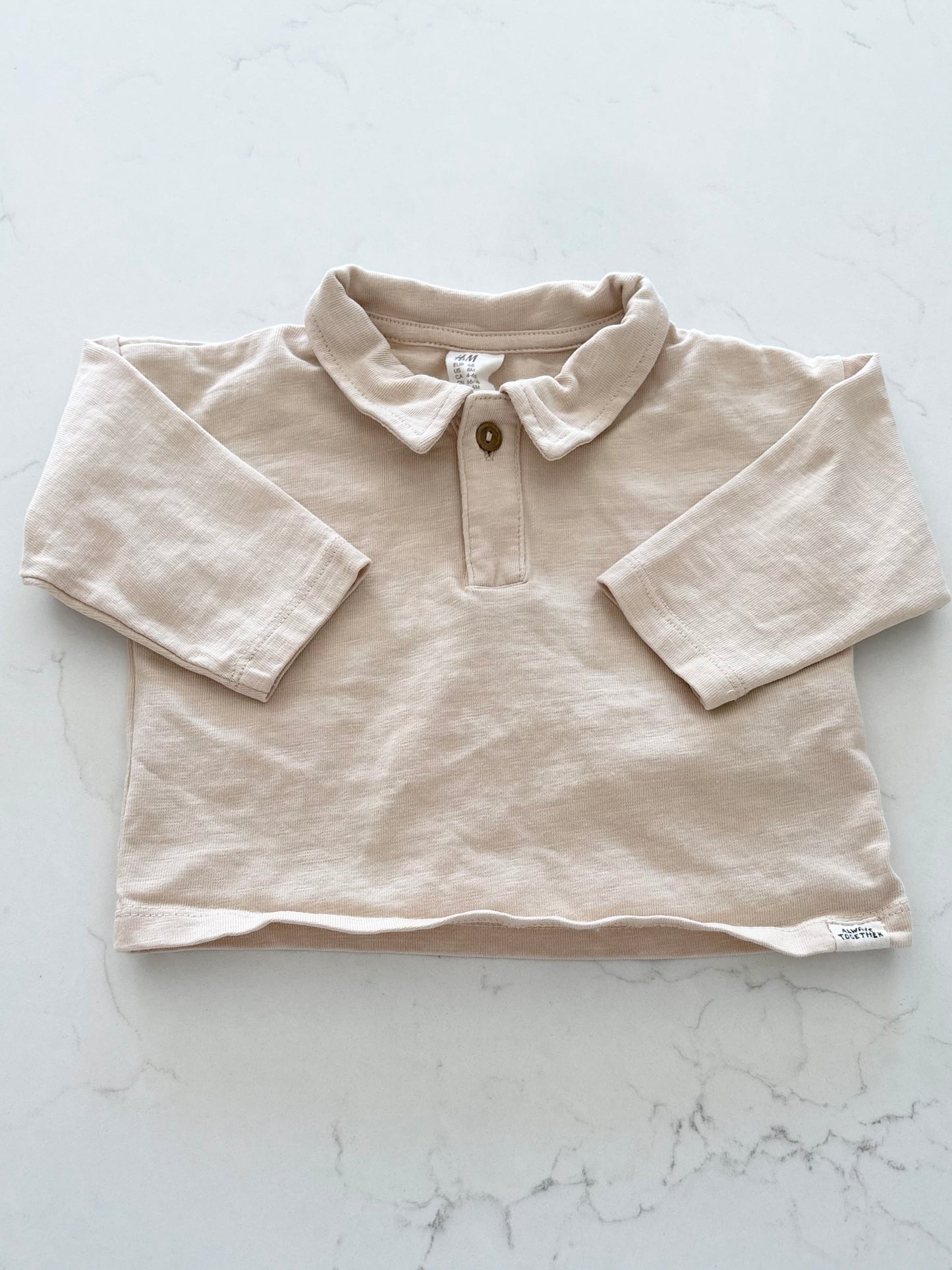 H&M-Polo-4/6 mois