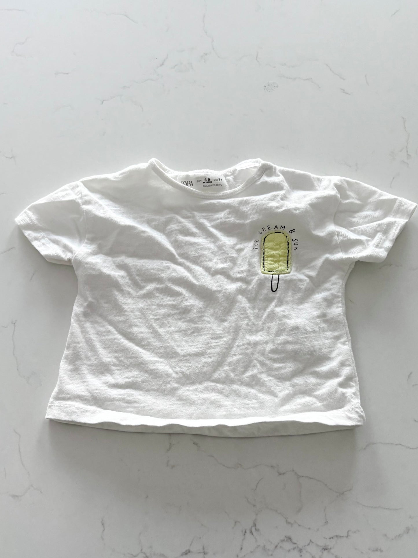 Zara-T shirt-6/9 mois