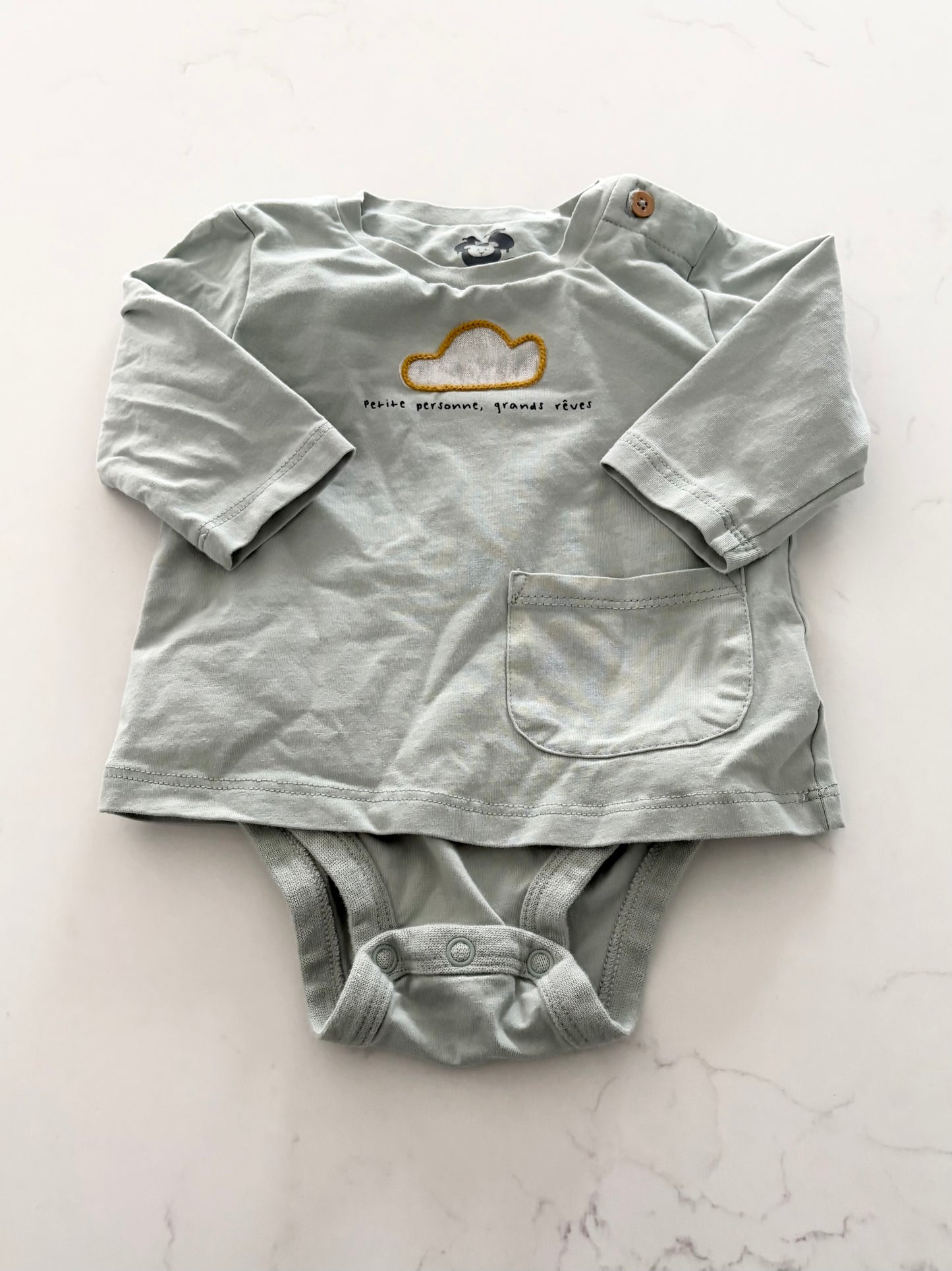 Trois moutons-Cache couche-3 mois