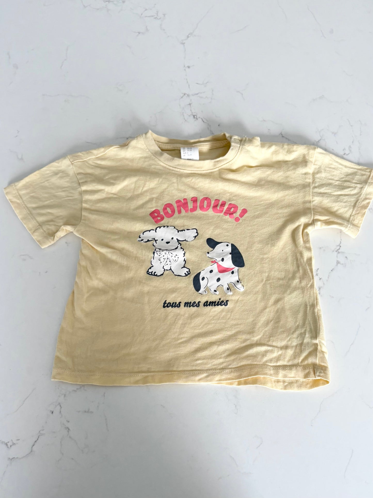 H&M-T shirt-18/24 mois