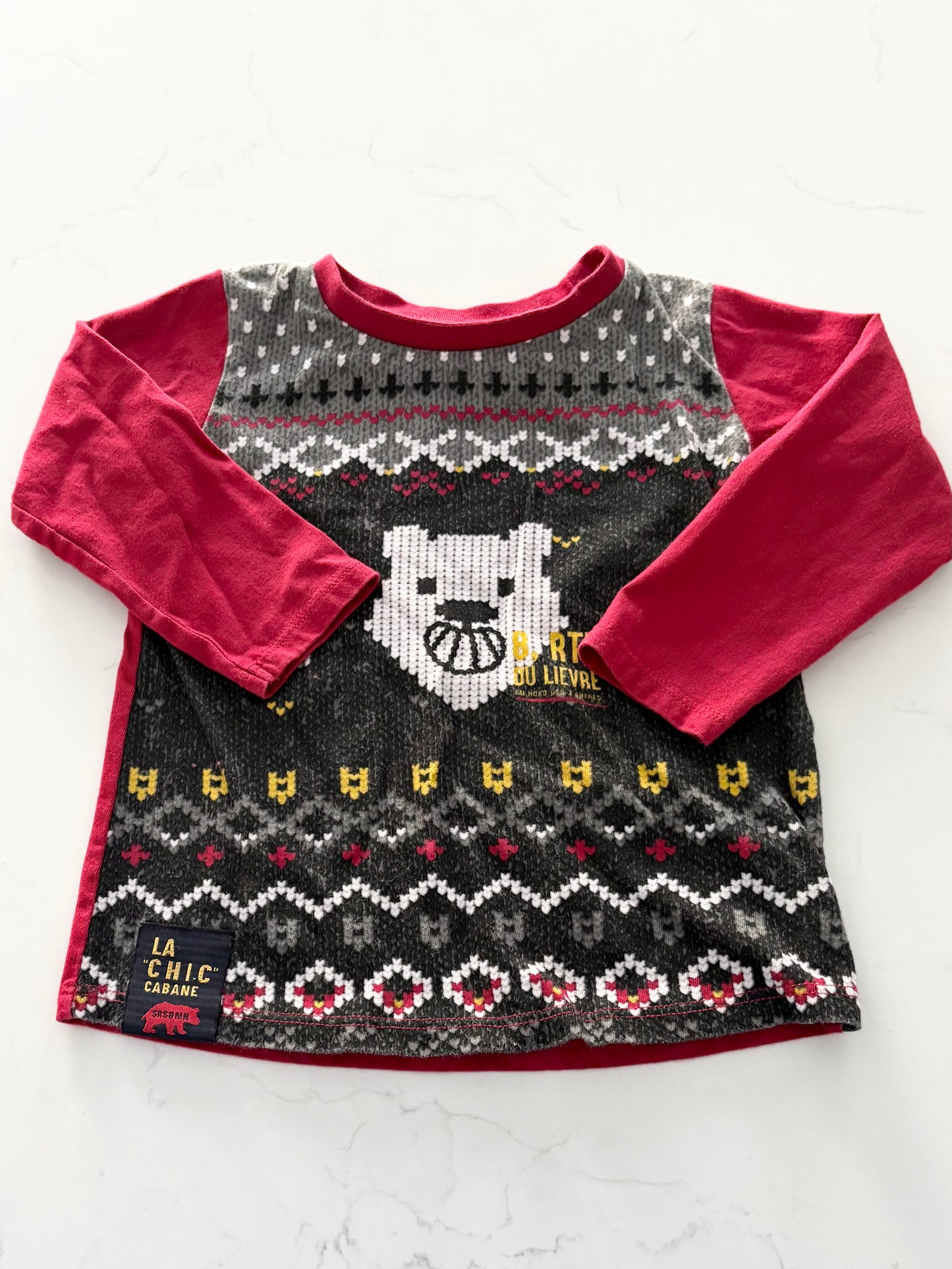 Souris Mini-Chandail-12/18 mois