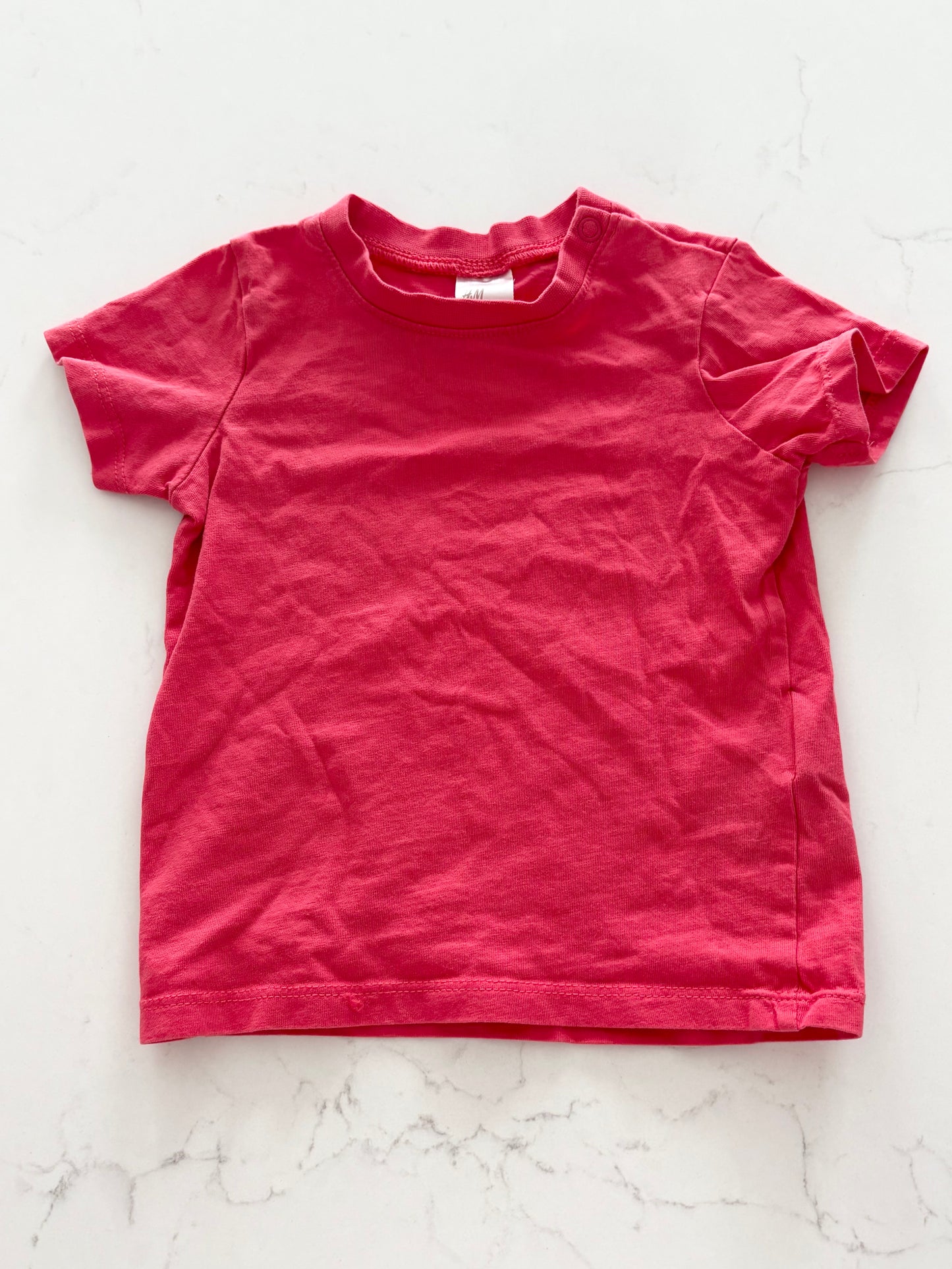 H&M-T shirt-6/9 mois