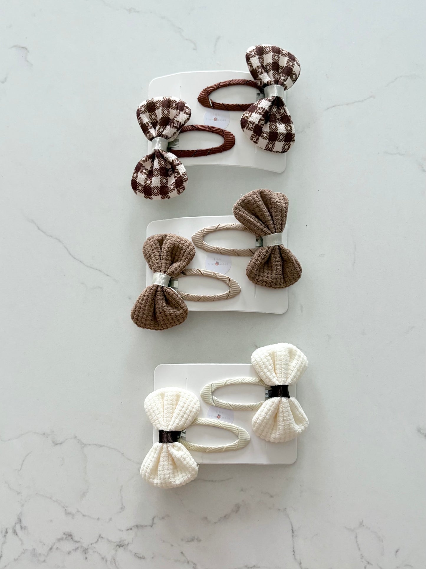 Boucles-Pinces à cheveux enfants (pqt de 2 )