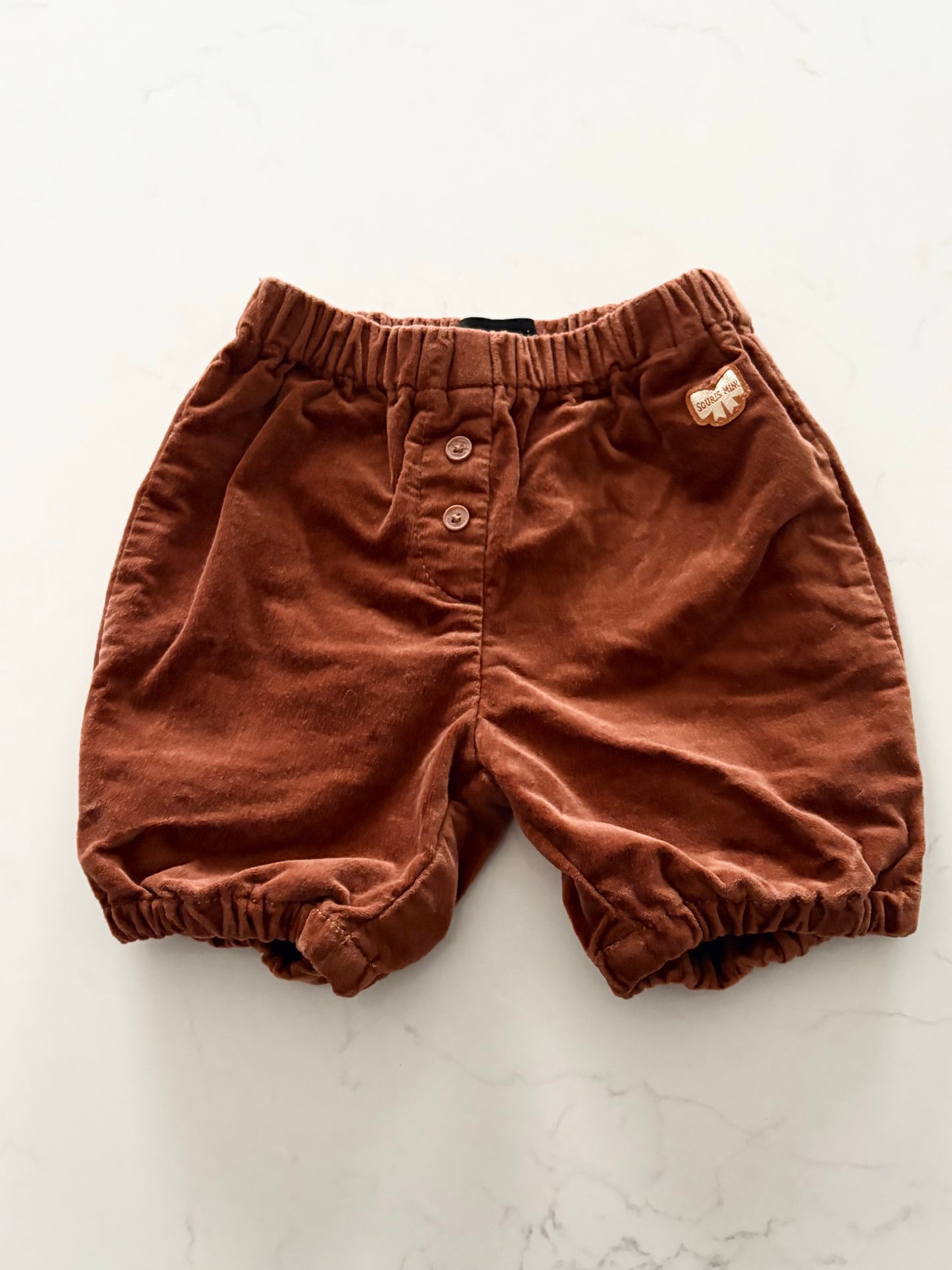 Souris Mini-Short/Bloomer-12/18 mois