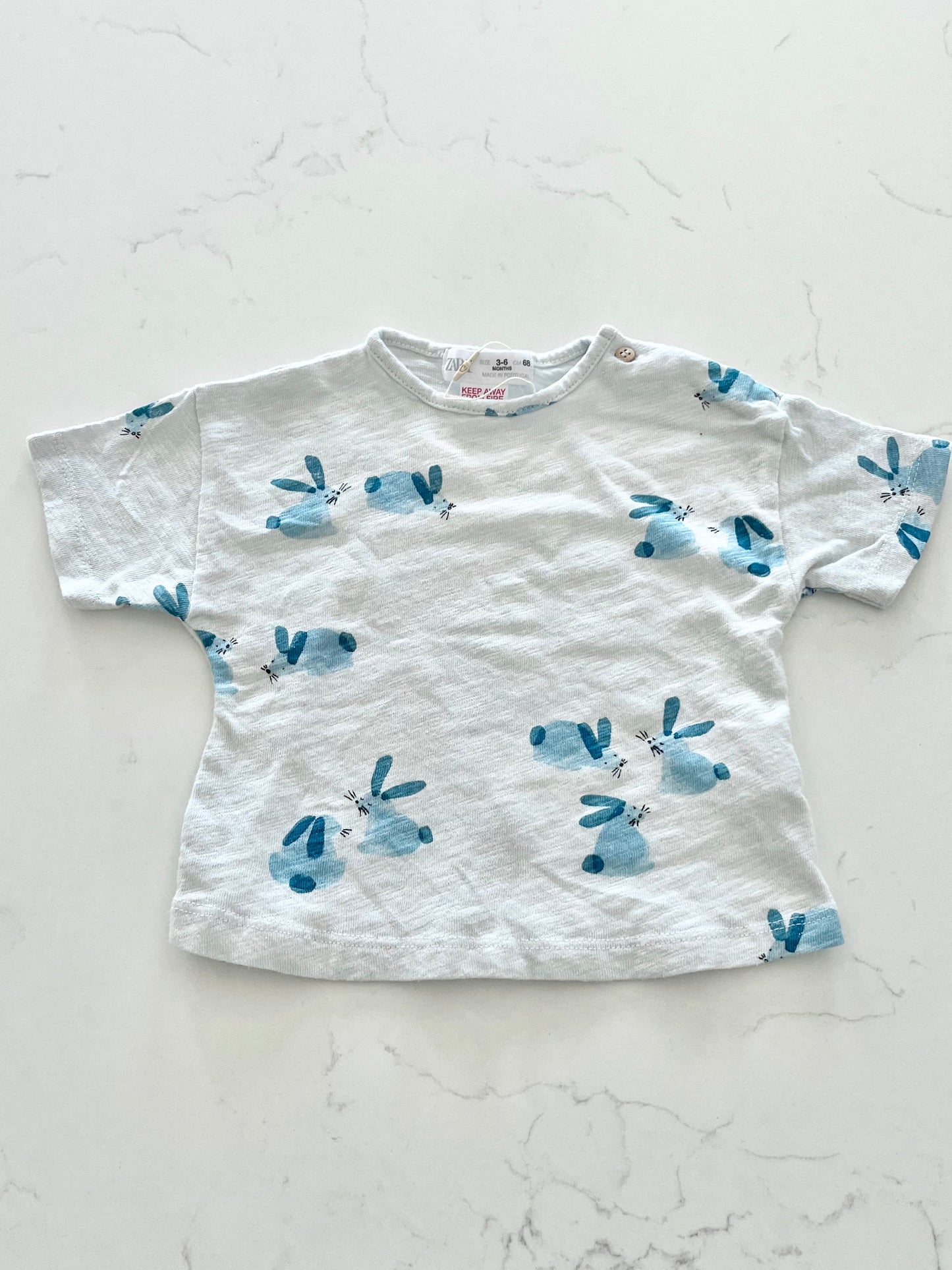 NEUF-Zara-T shirt-3/6 mois