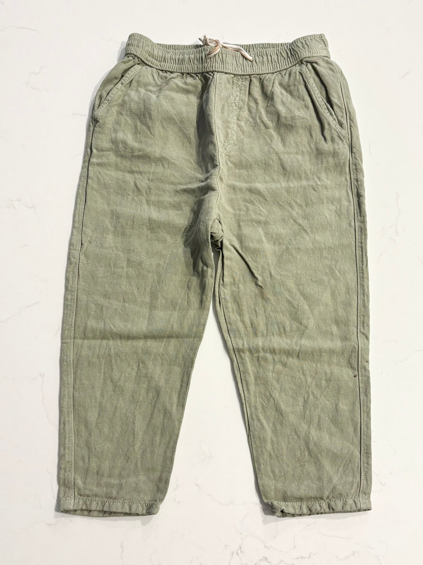 Zara-Pantalon style lin-4/5T