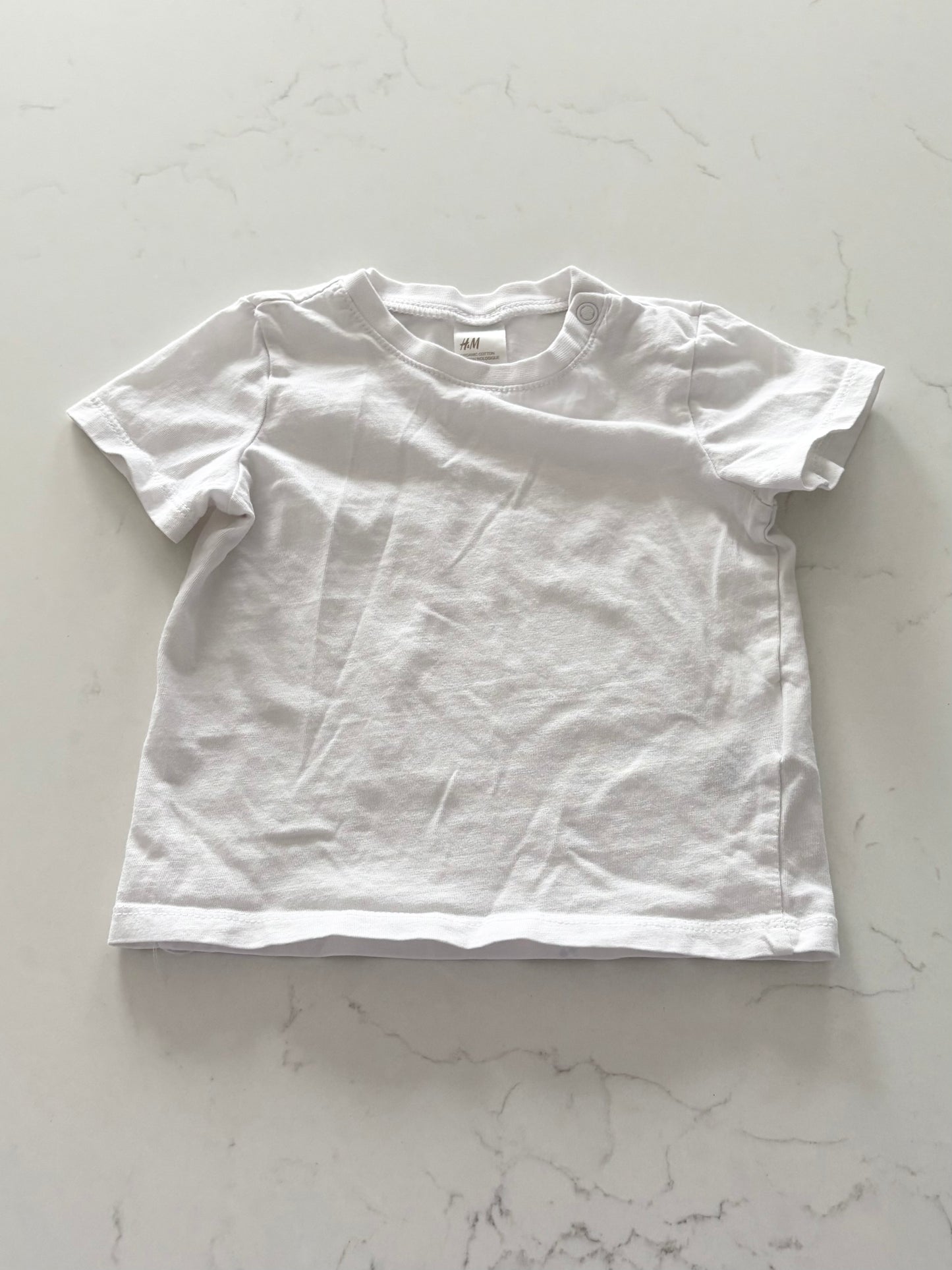 H&M-t shirt-6/9 mois