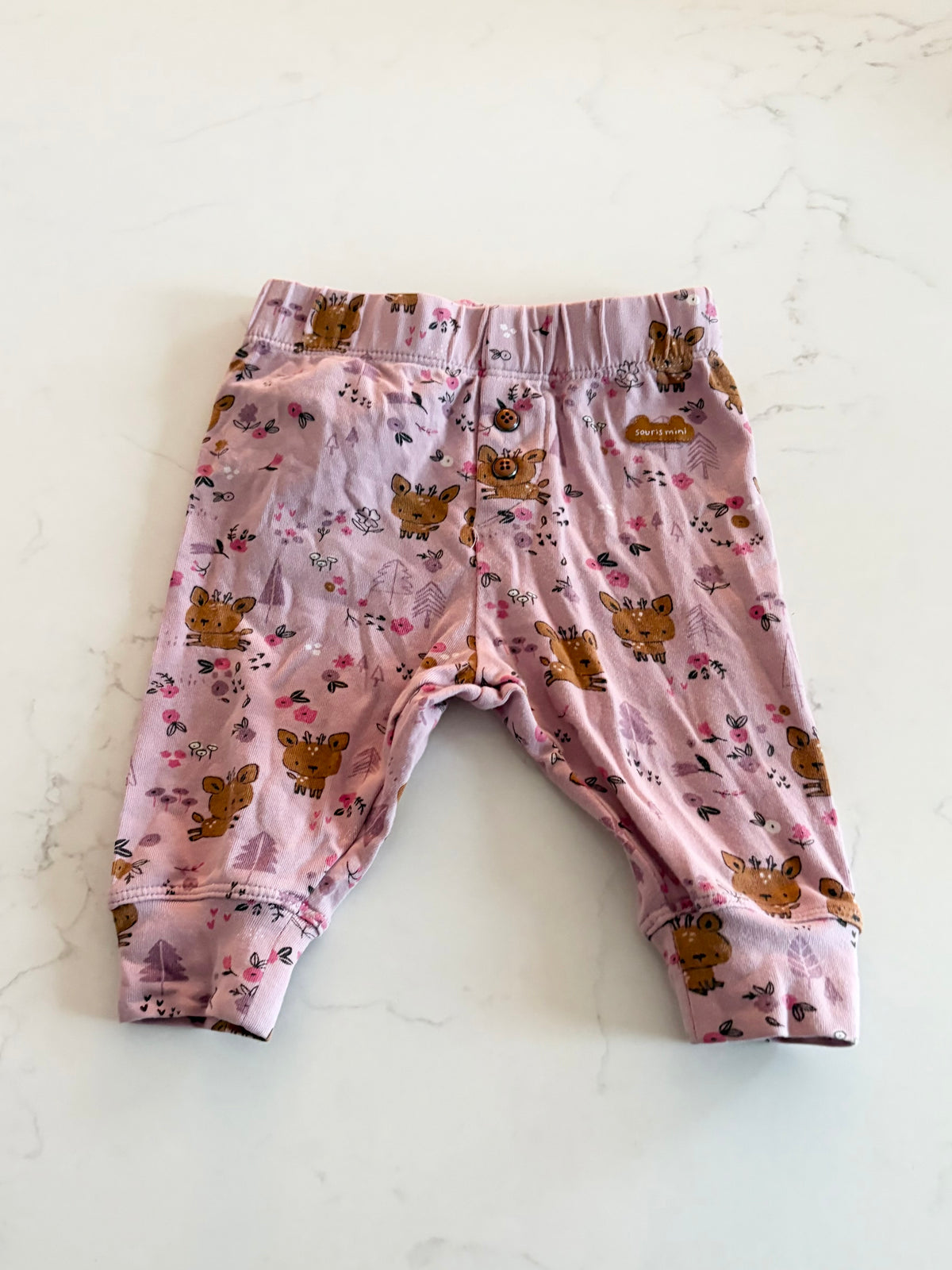 Souris mini-Pantalon-3/6 mois