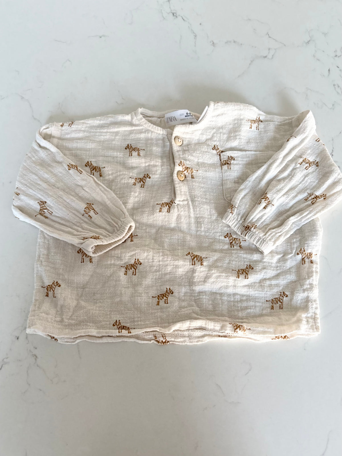 Zara-chandail-6/9 mois