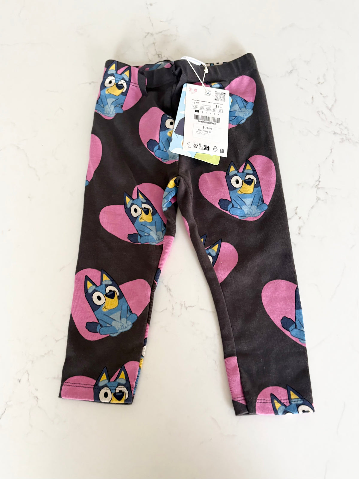 Neuf-ZARA/Bluey-Pantalon-18 mois