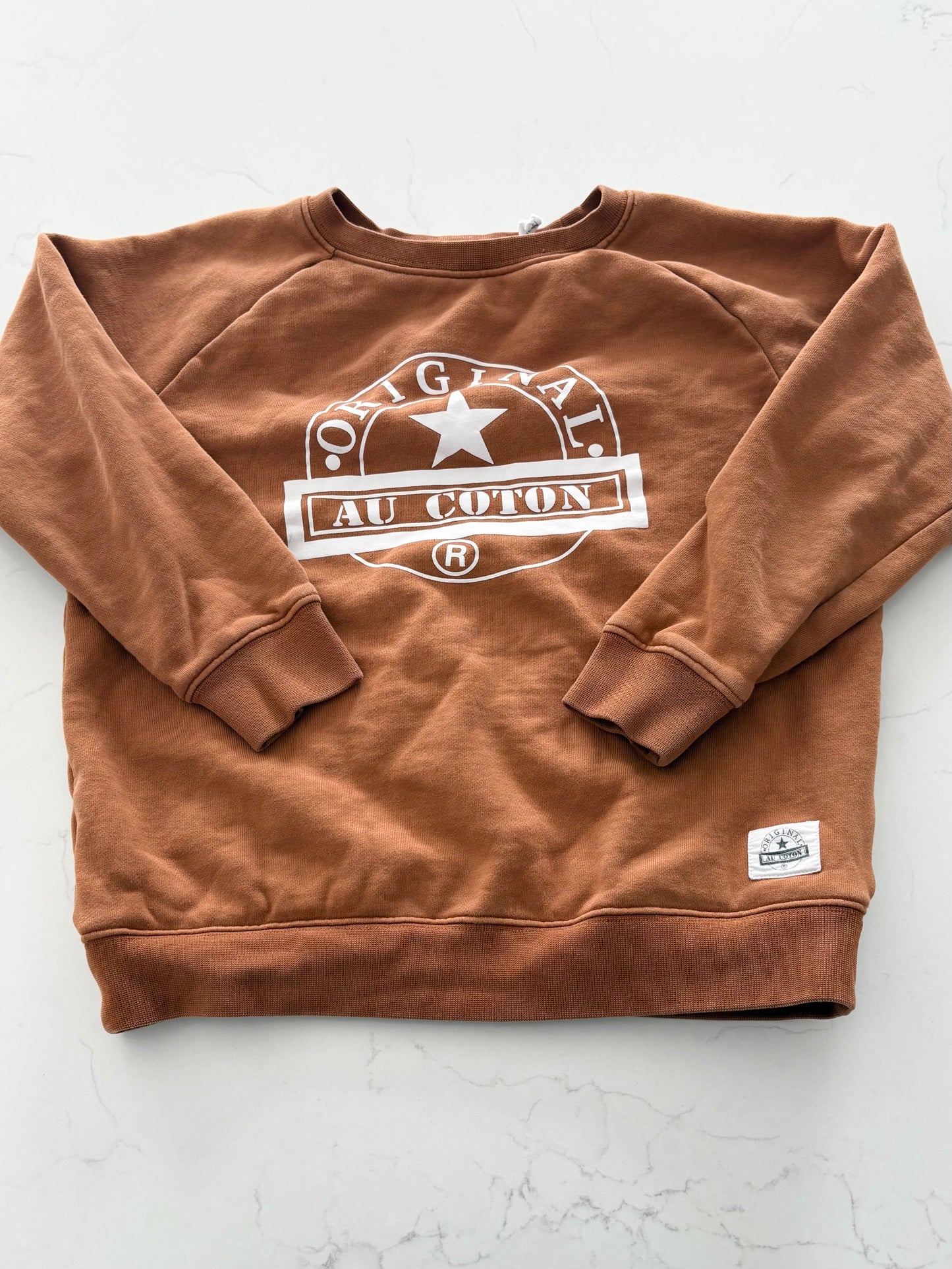 Au coton-Crewneck-8/9 ( fait petit)