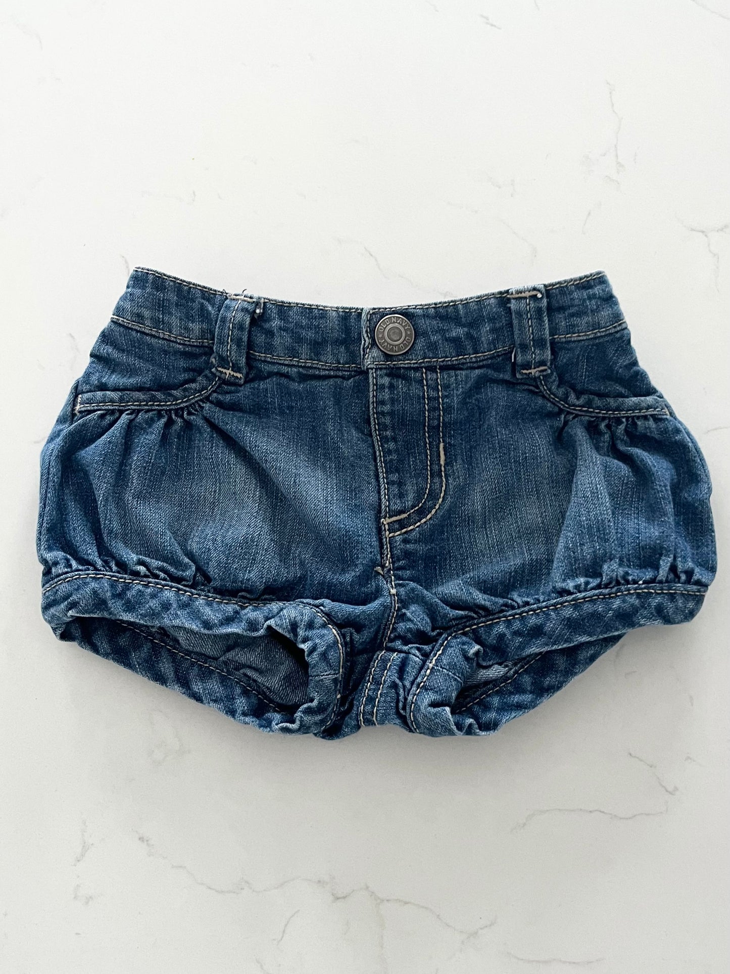 Old Navy-Short jeans-6/12 mois