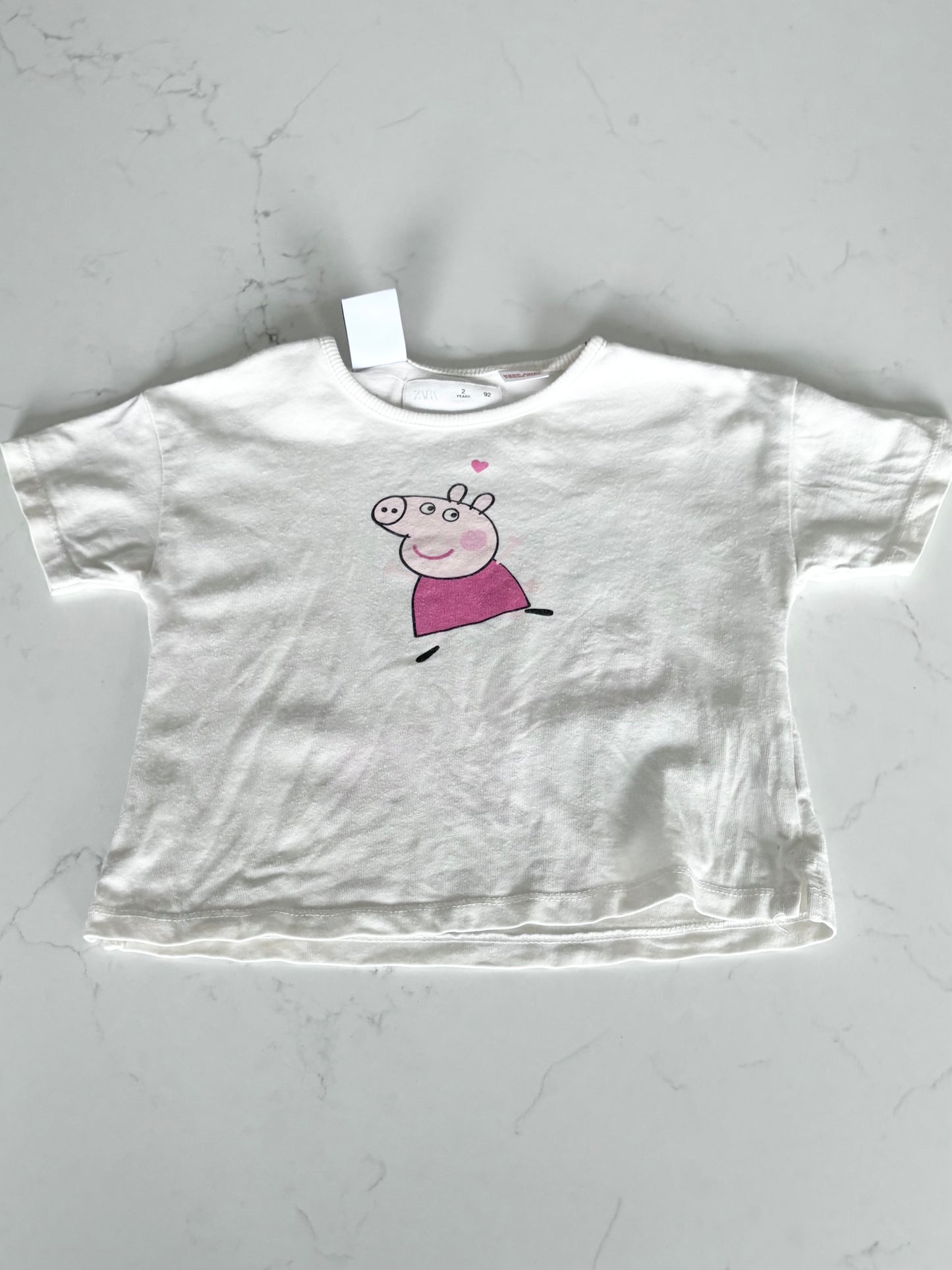 Zara/Peppa pig-T shirt-2T