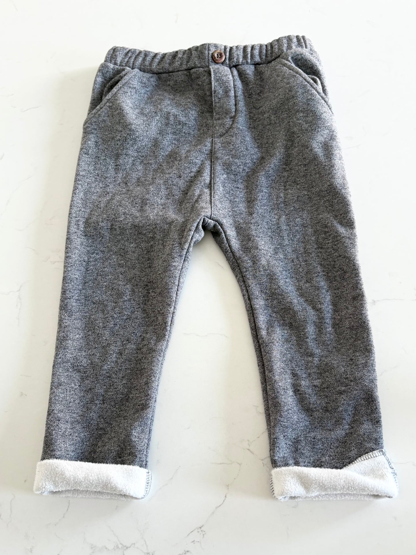 H&M-Pantalon doublé-3/4T