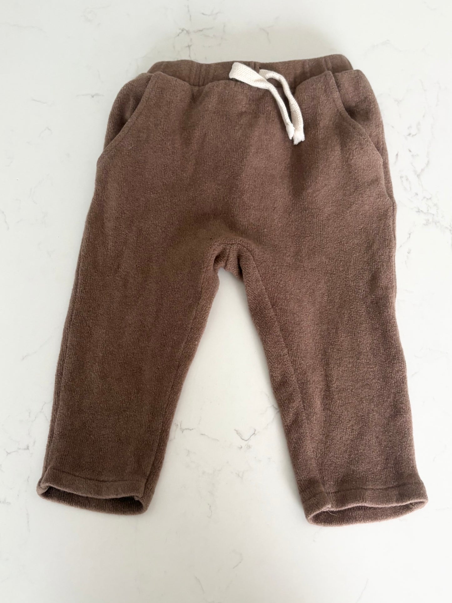 Zara-Pantalon polar-12/18 mois