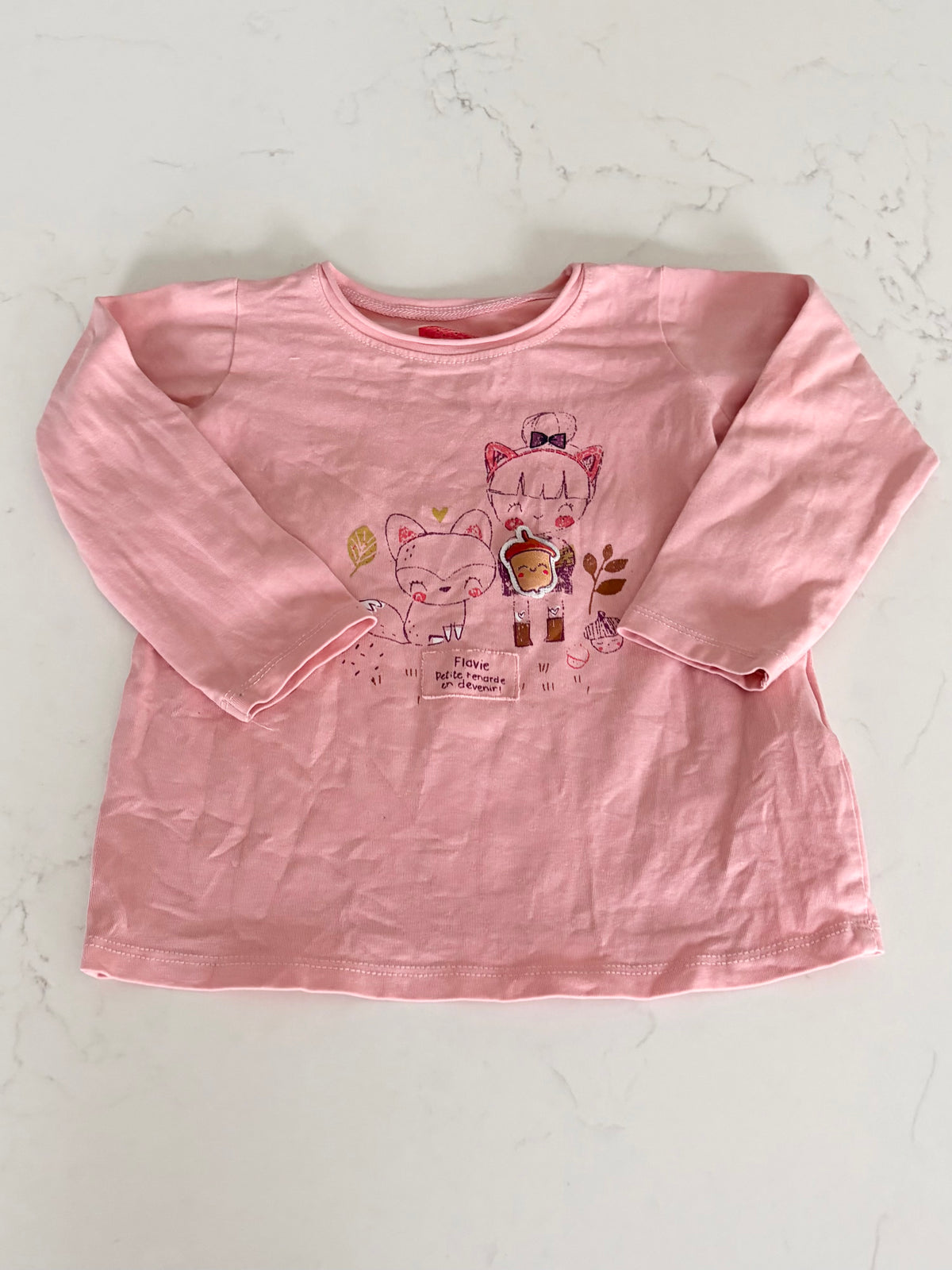 Souris mini-T shirt-9/12 mois