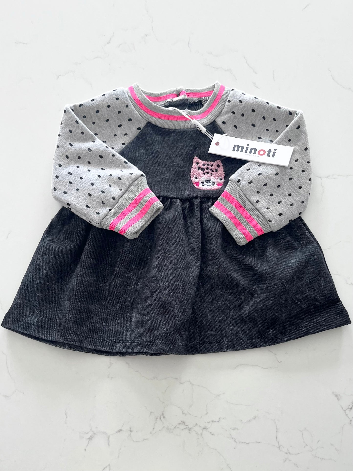 NEUF-Minoti-robe-3/6 mois