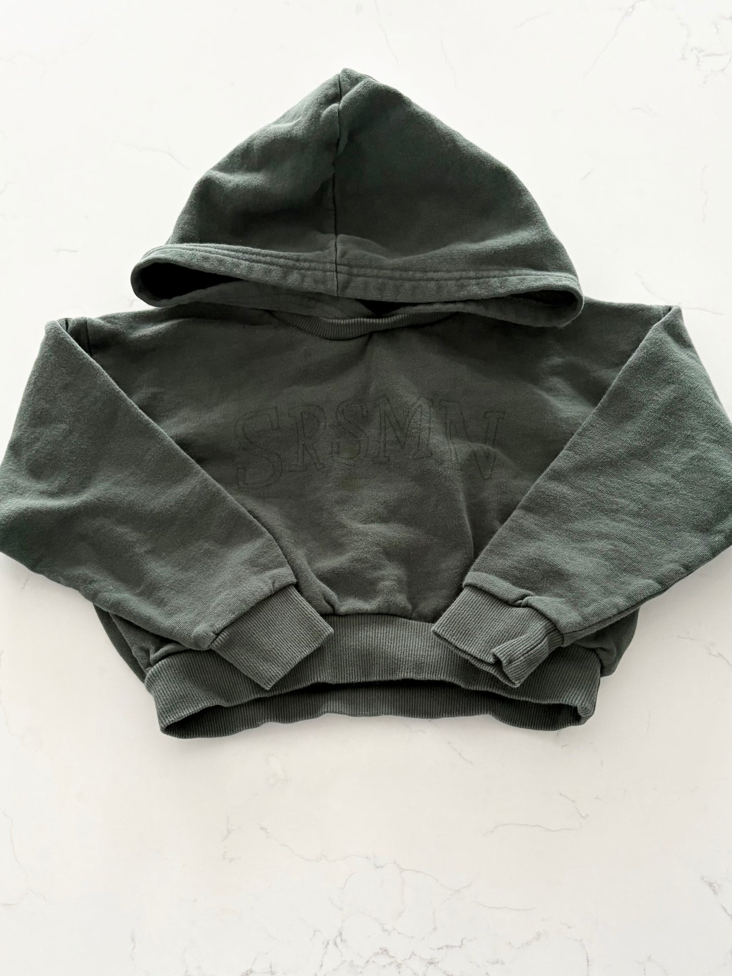 Souris Mini-Coton ouater Crop top-5/6T