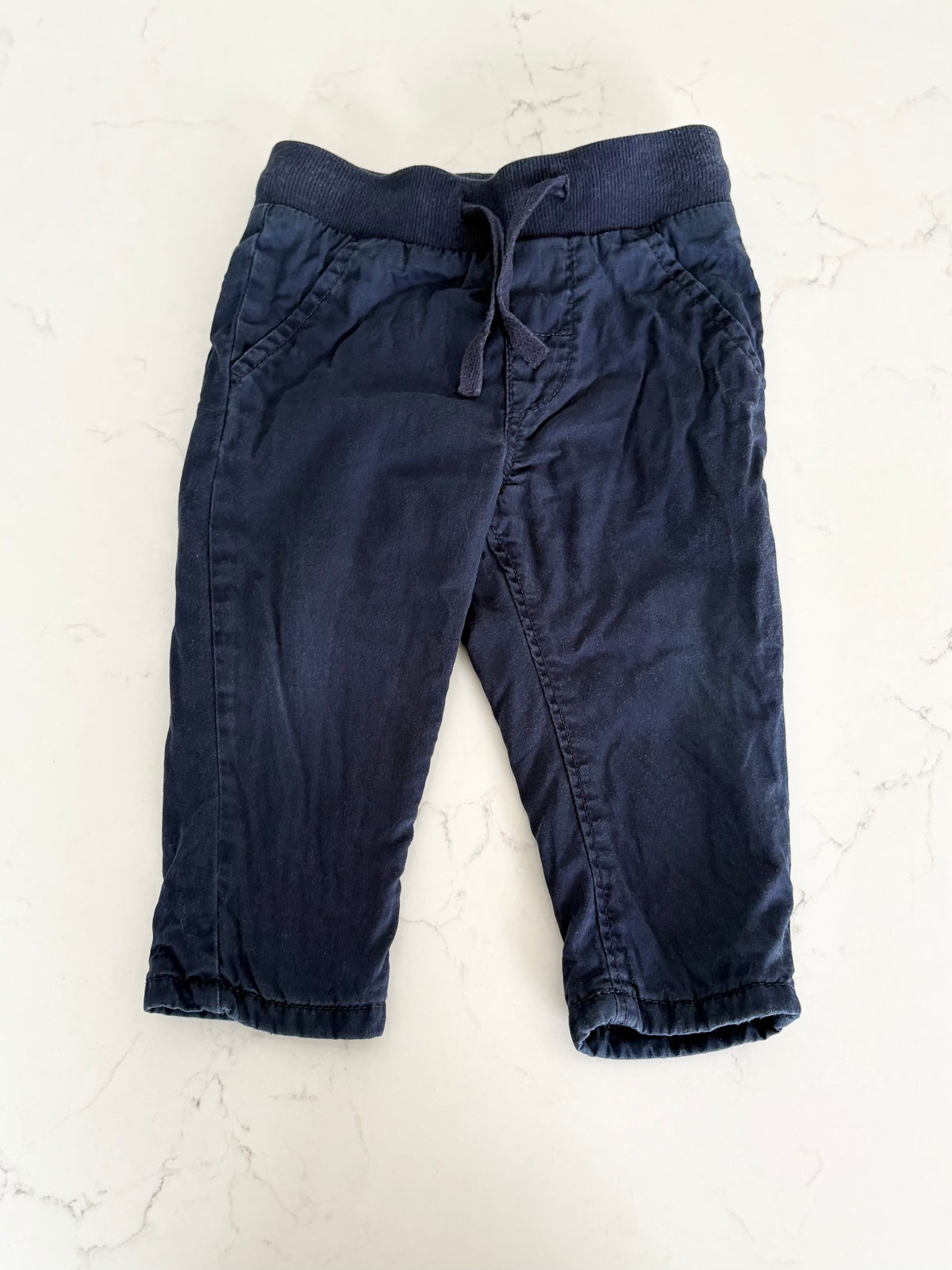 H&M-Pantalon doublé-6/9 mois