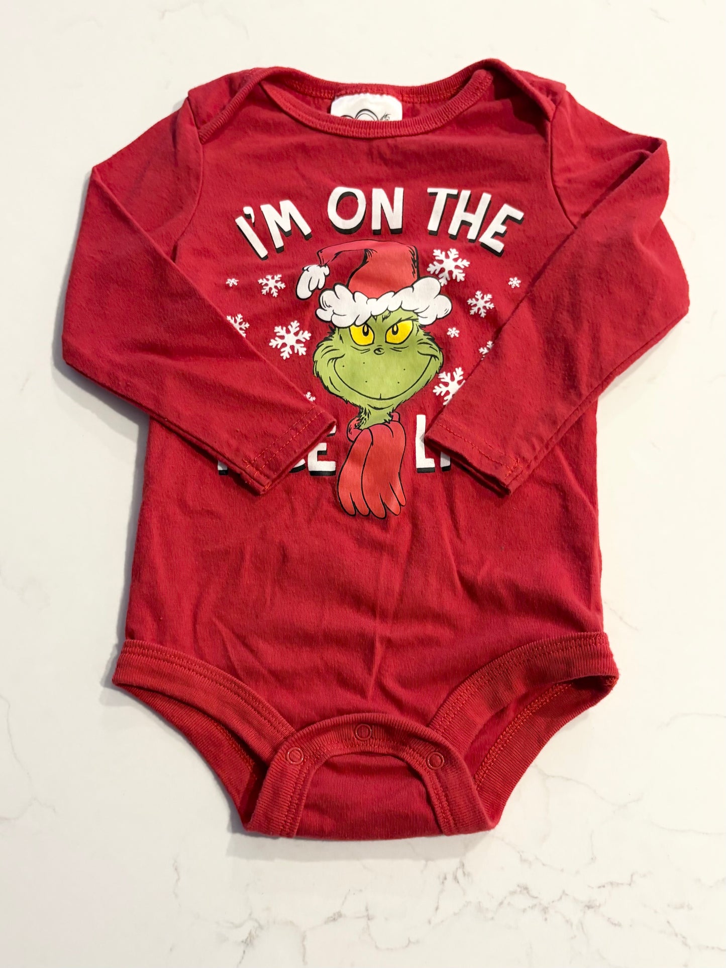 Le grinch-Cache couche-12/18 mois
