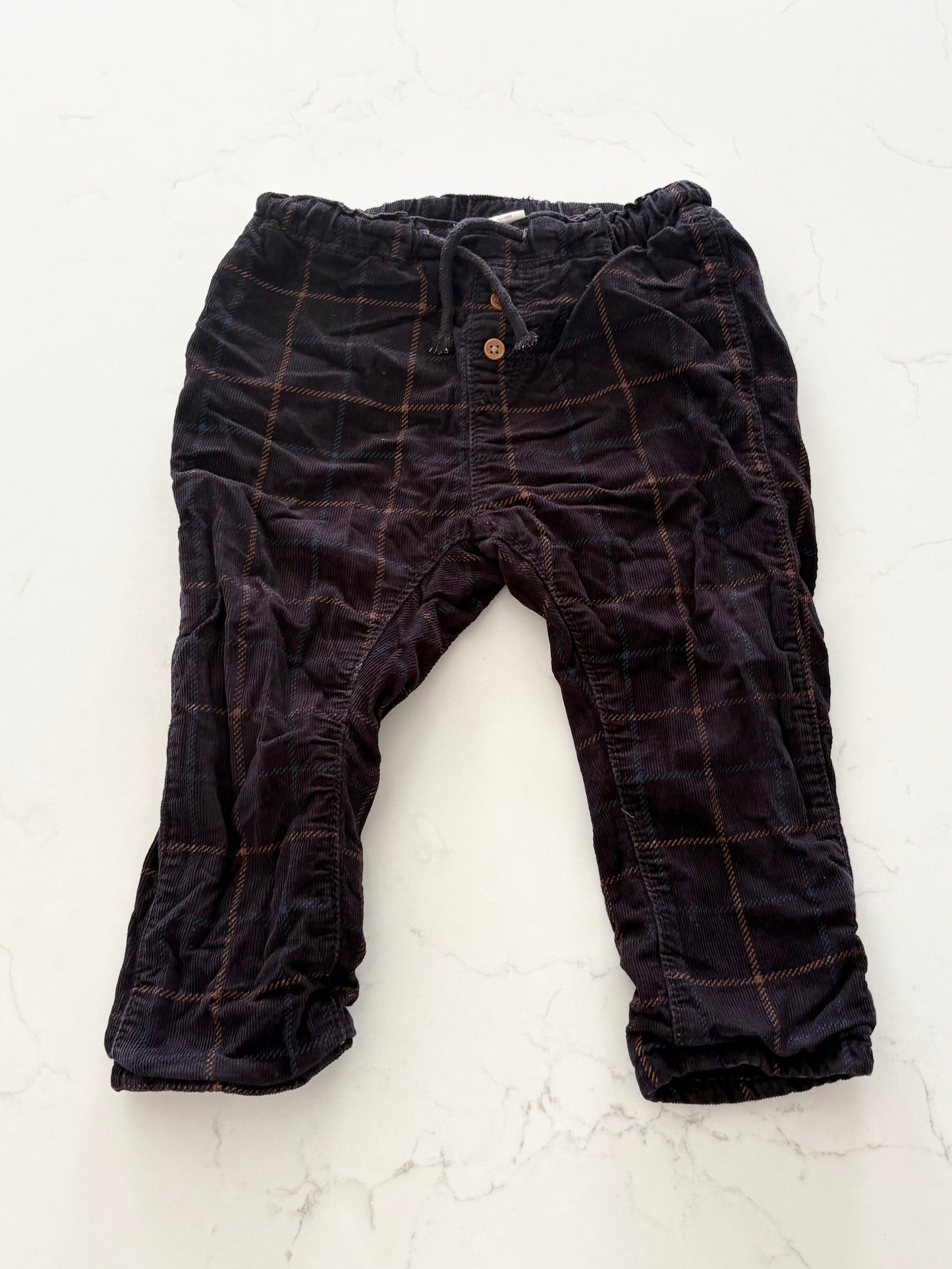 H&M-Pantalon doublé-12/18 mois